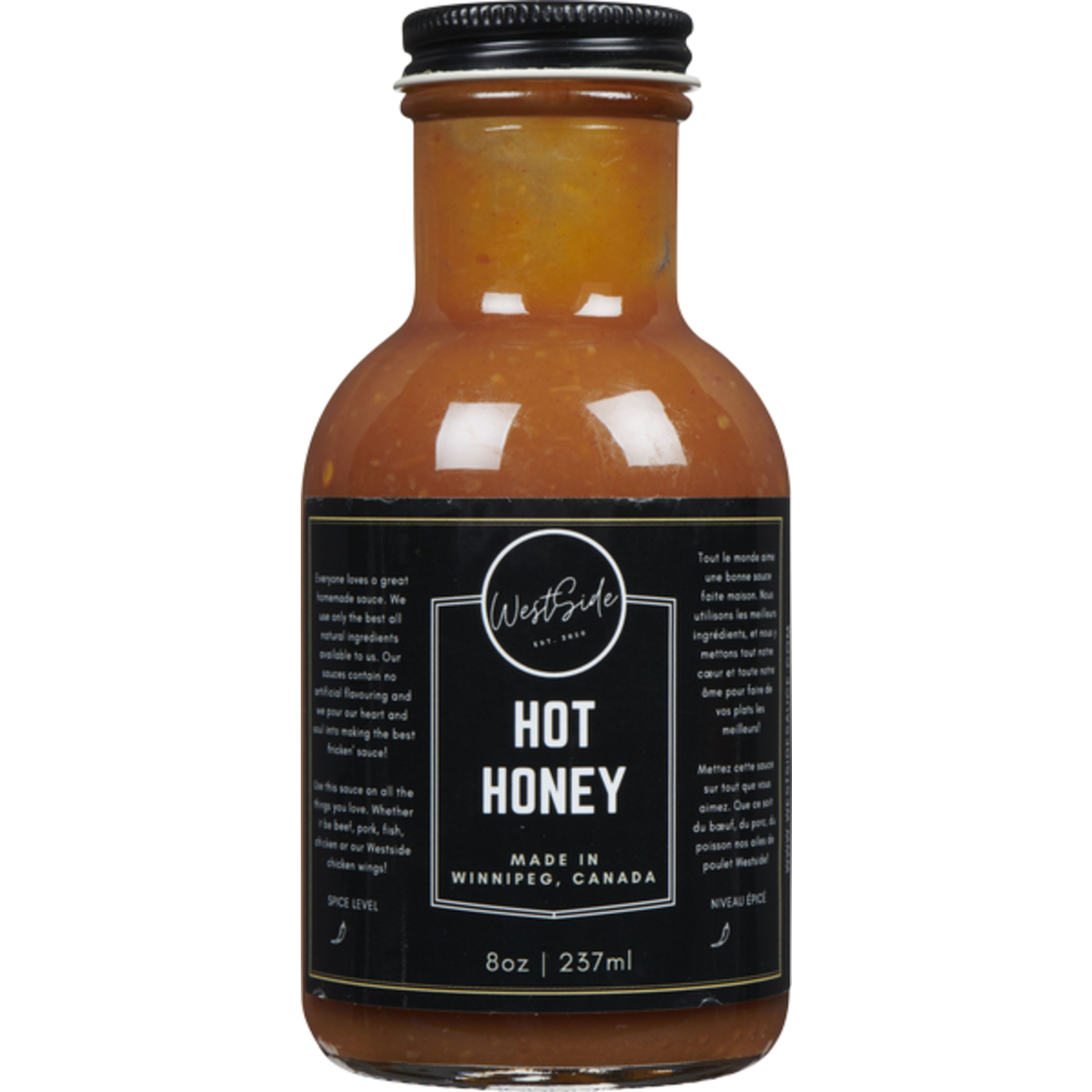 Westside Sauces Hot & Honey 8oz/237ml