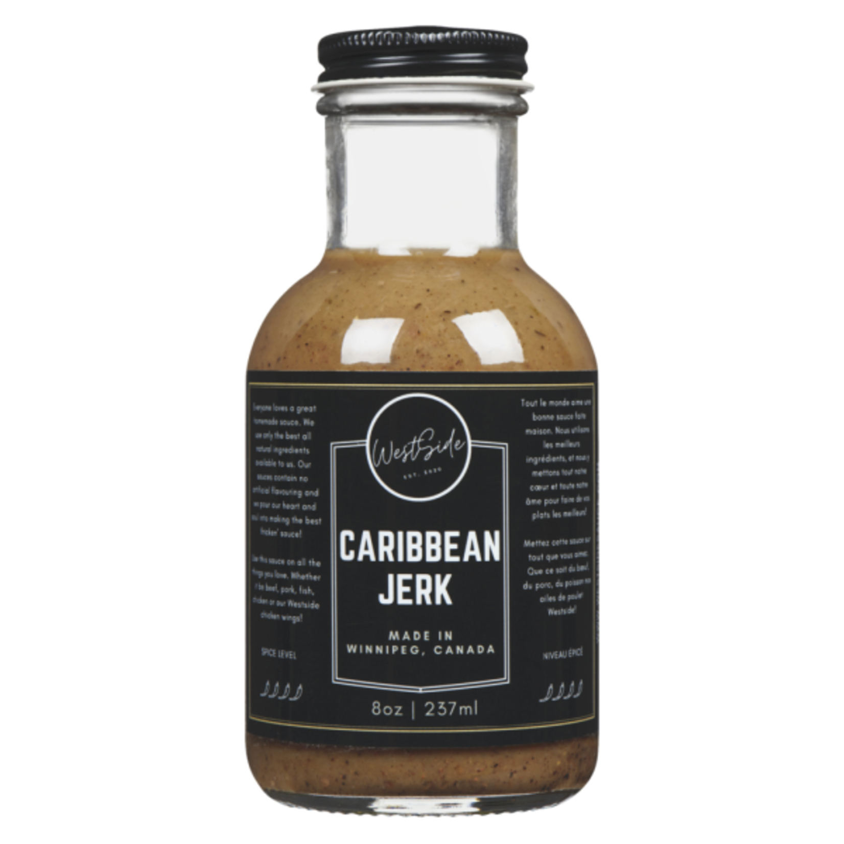 Westside Sauces Caribbean Jerk 8oz/237ml