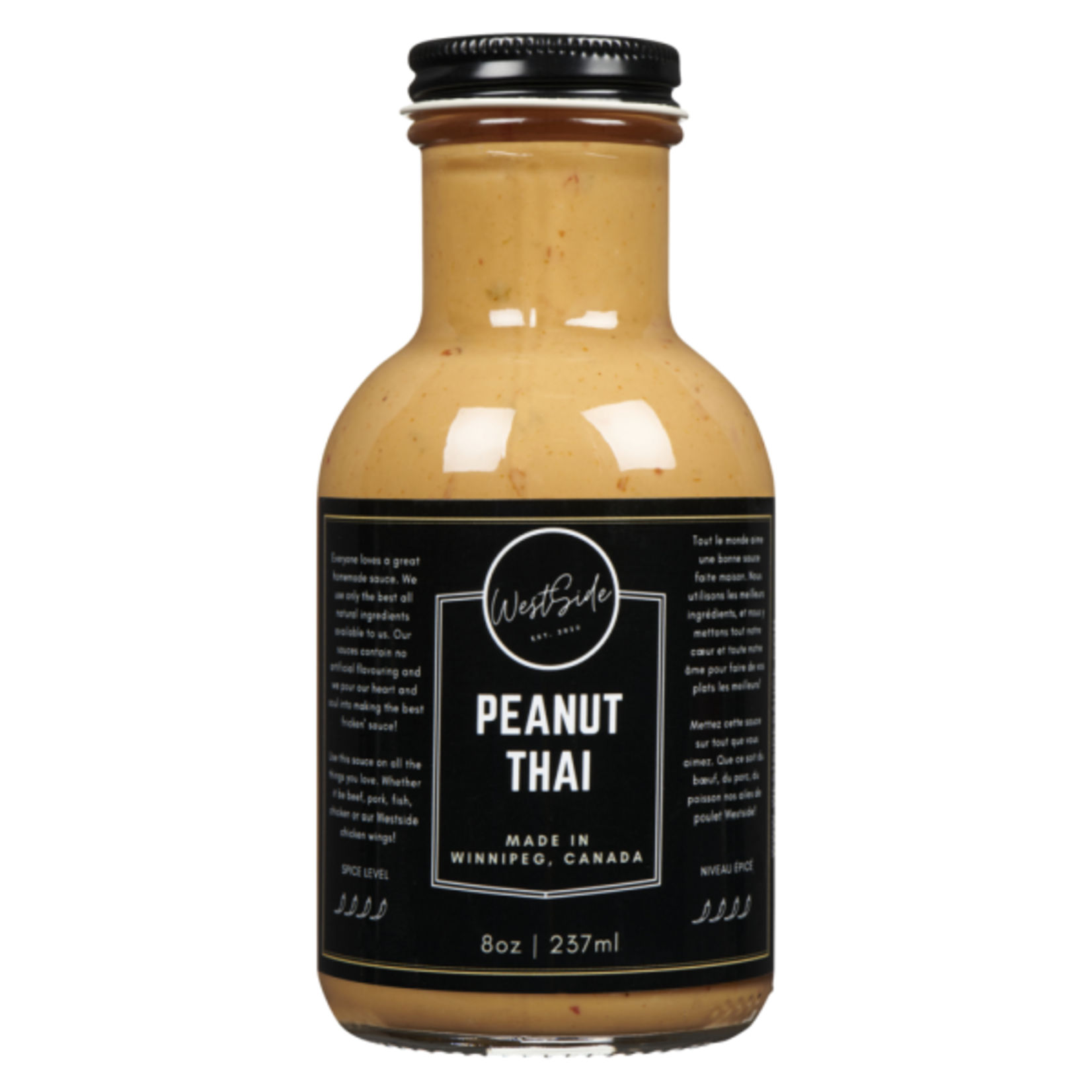 Westside Sauces Peanut Thai 8oz/237ml