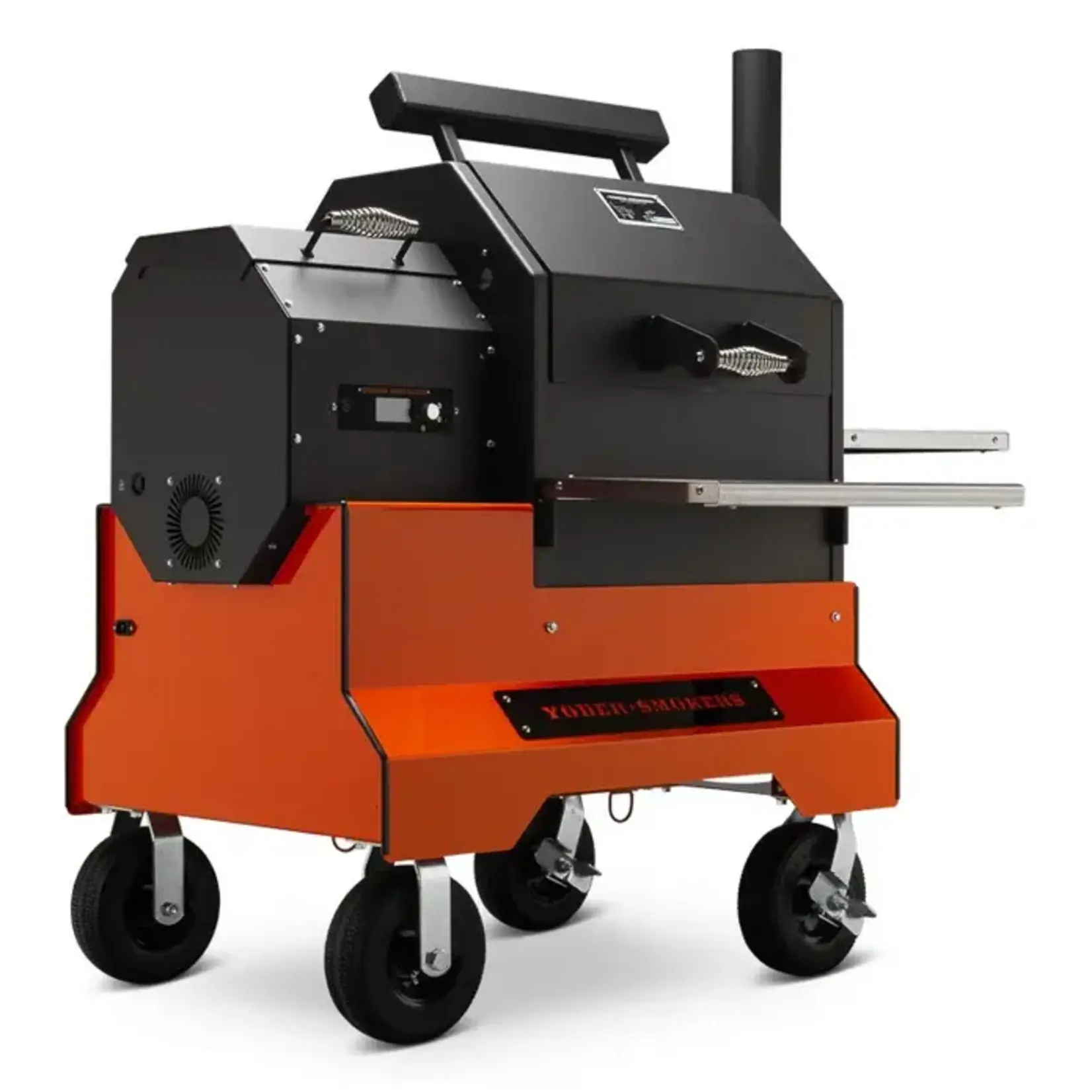 Yoder YS480s Comp Cart, Second Shelf, SS Shelves, Orange