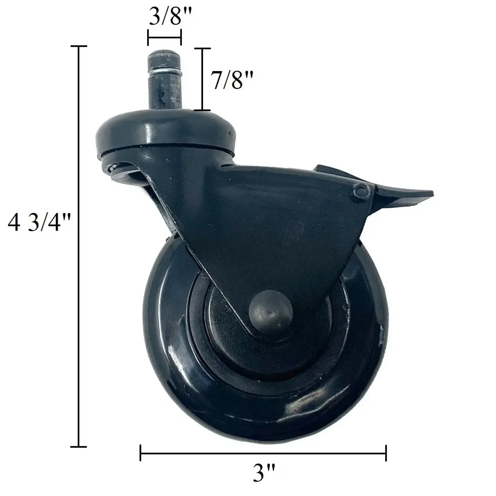 Traeger KIT0792 -LOCKING CASTER WHEEL Century 885, Texas Elite 22, Century 34, Pro 34, Pro 780, Ironwood 650, Ironwood 885, Timberline 1300, Timberline 850 (Replaces HDW301, HDW302)