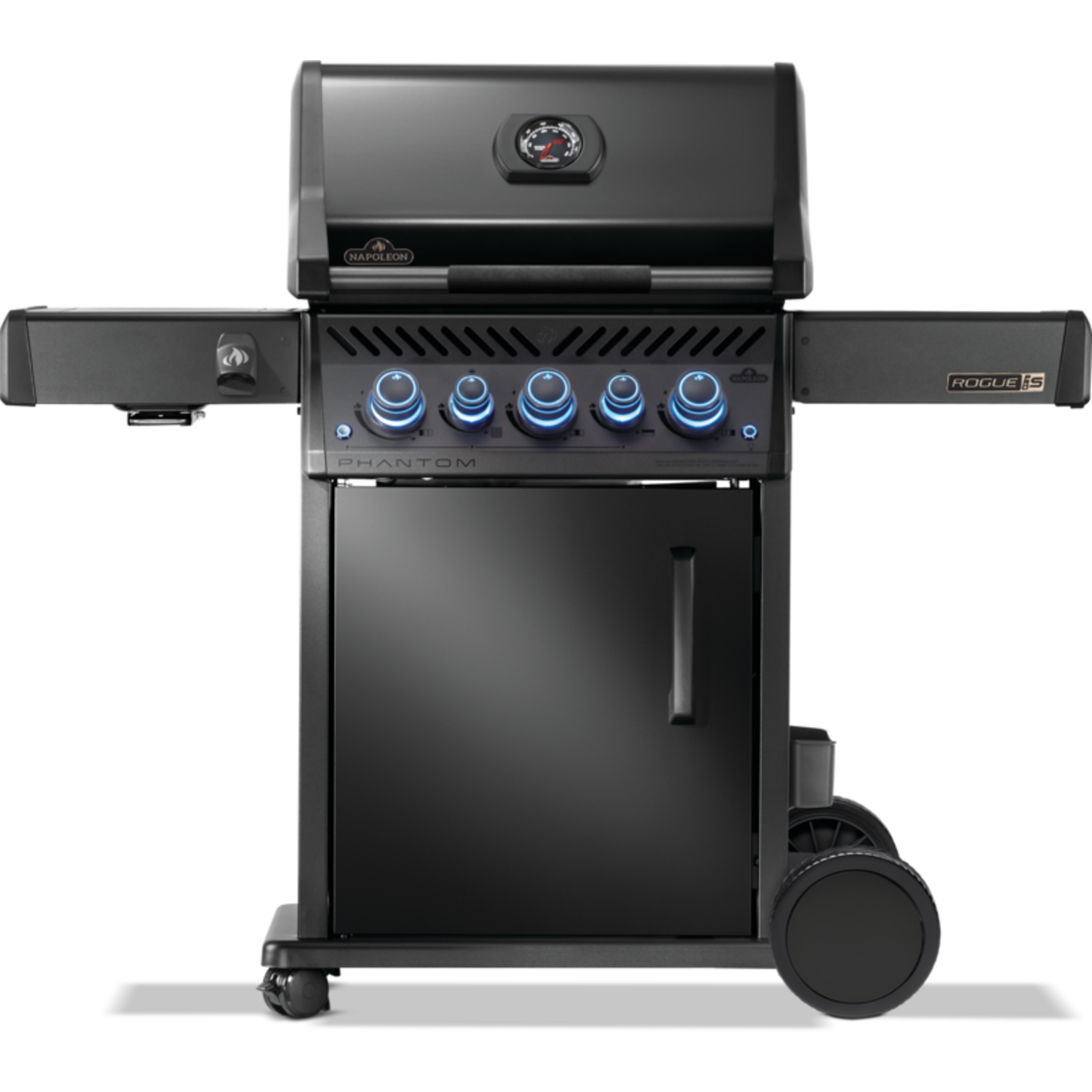 Napoleon Phantom Rogue® PRO-S 425 Natural Gas Grill with Infrared Side and Rear Burners, Matte Black