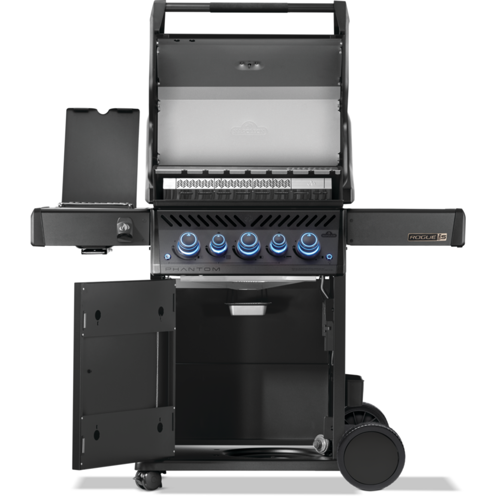 Napoleon Phantom Rogue® PRO-S 425 Natural Gas Grill with Infrared Side and Rear Burners, Matte Black