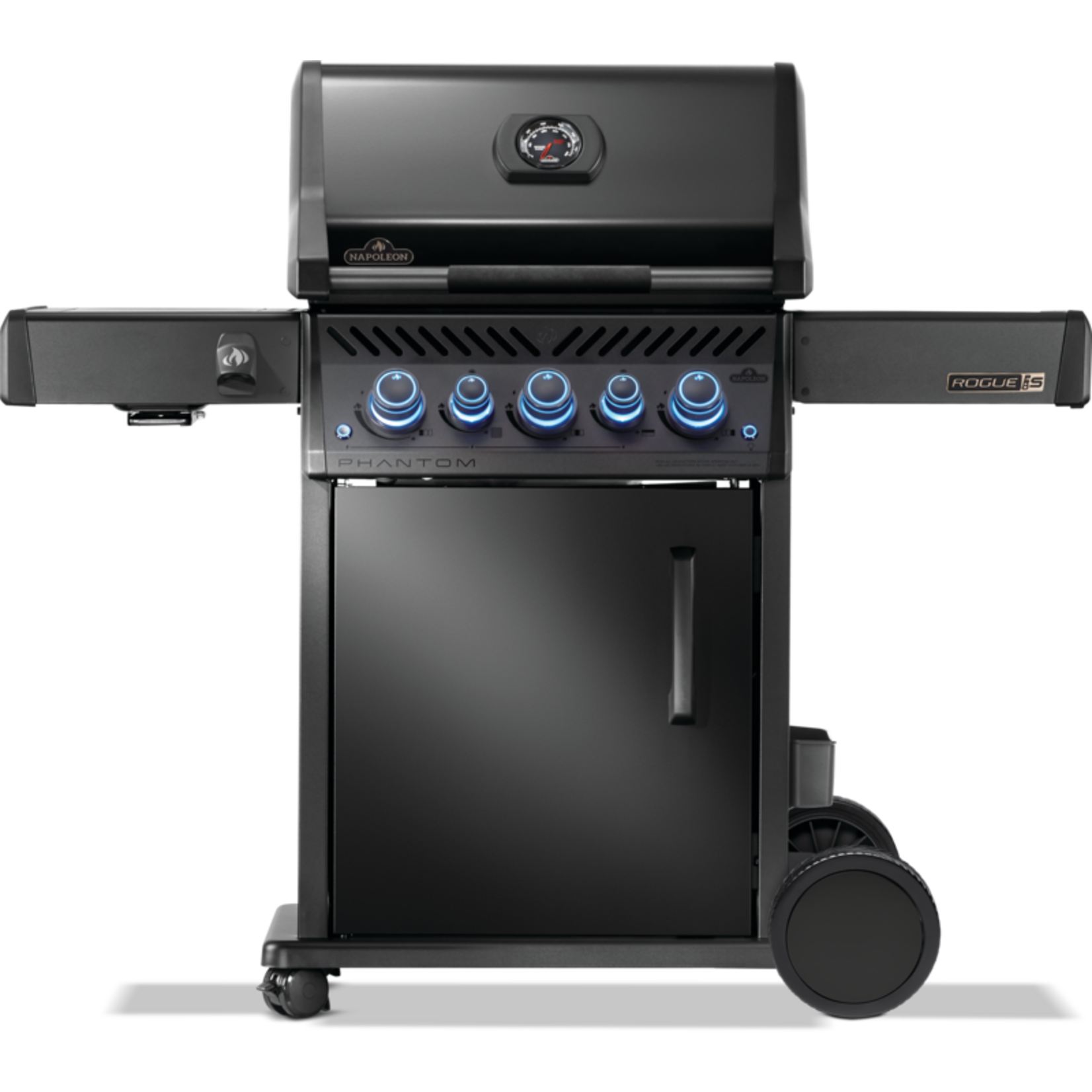 Napoleon Phantom Rogue® PRO-S 425 Propane Gas Grill with Infrared Side and Rear Burners, Matte Black
