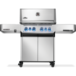 Napoleon Prestige® 500 Propane Gas Grill with Infrared Side and Rear Burner, Stainless Steel