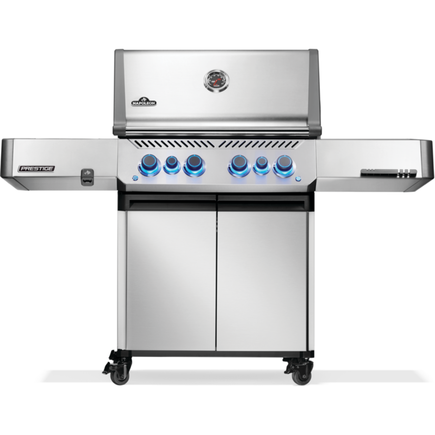 Napoleon Prestige® 500 Propane Gas Grill with Infrared Side and Rear Burner, Stainless Steel