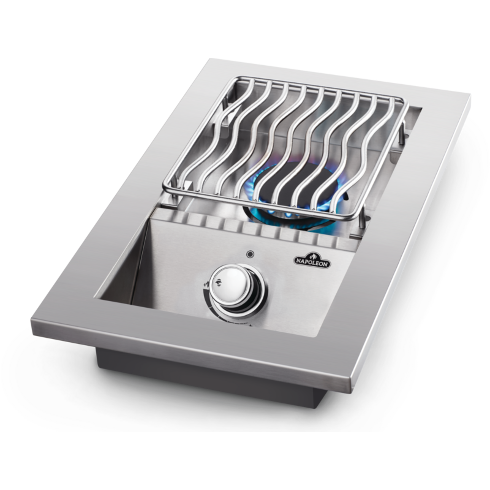 Napoleon Built-in 500 Series Single Range Top Burner, Stainless Steel Cover