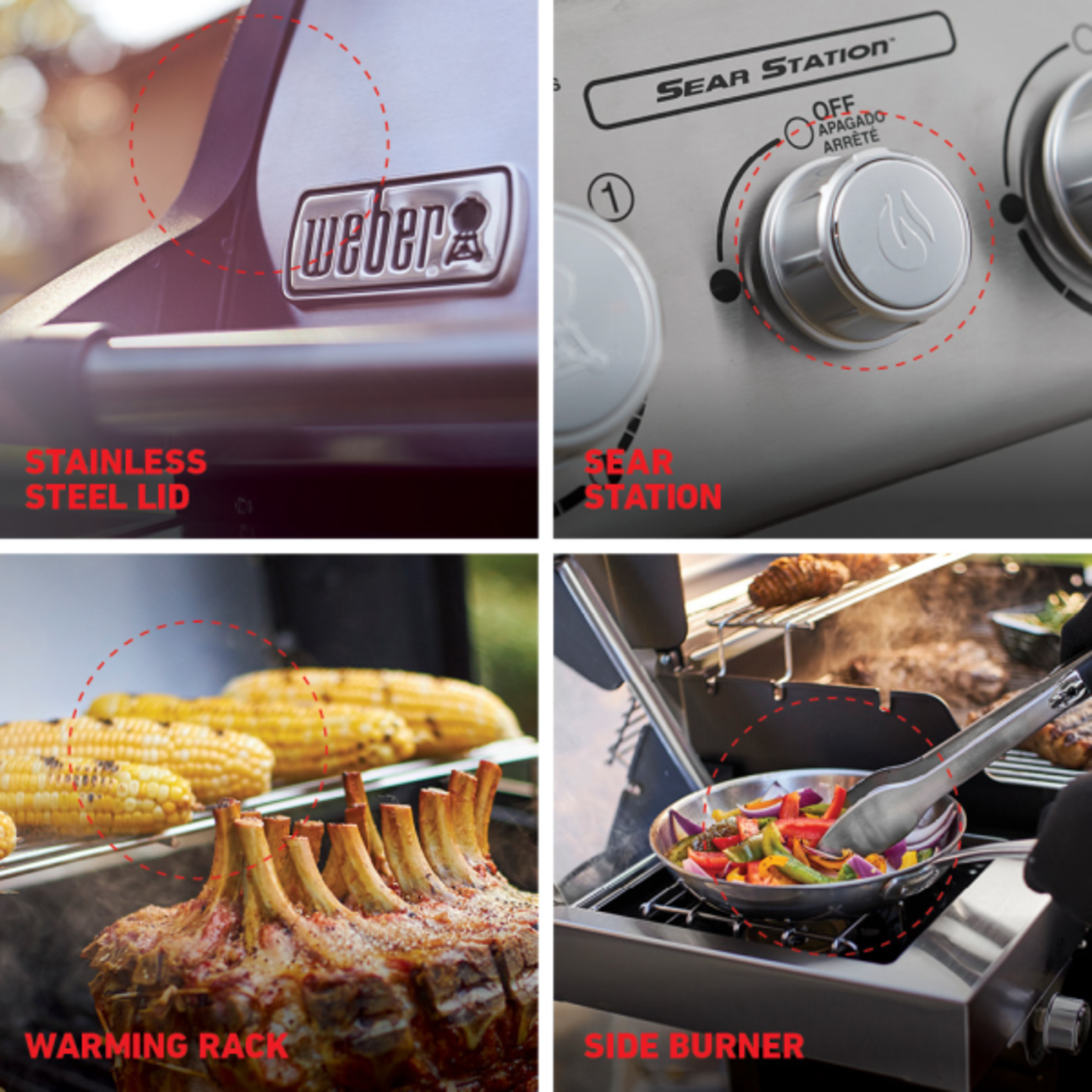 Weber Spirit SP-335 LP SS Bundle (includes cover)