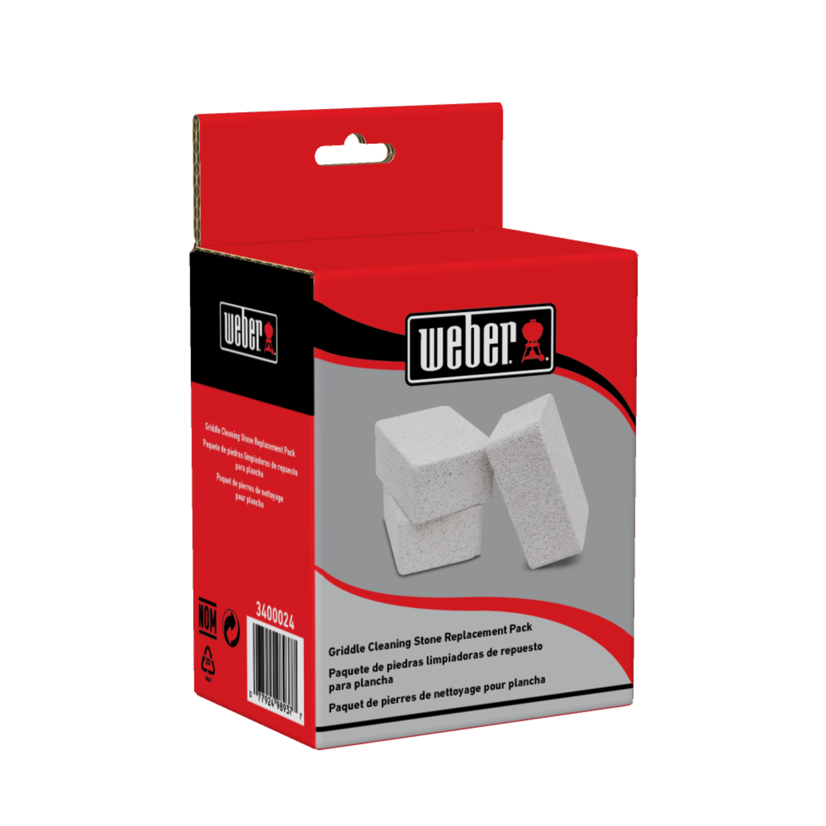 Weber Griddle Cleaning Stones Rpl 3Pk