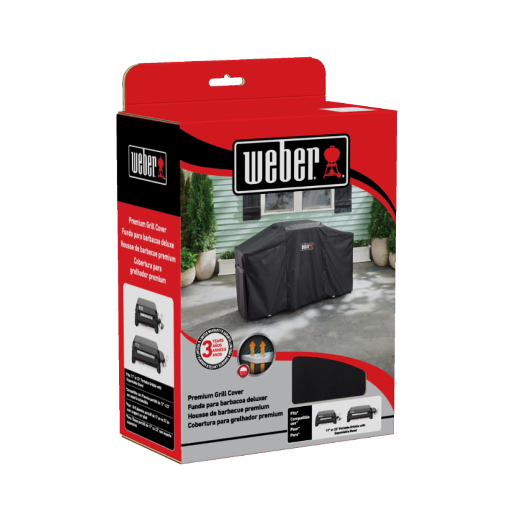 Weber Griddle Cover 17/22" Full Size W/Stand {BIN WE1-1}