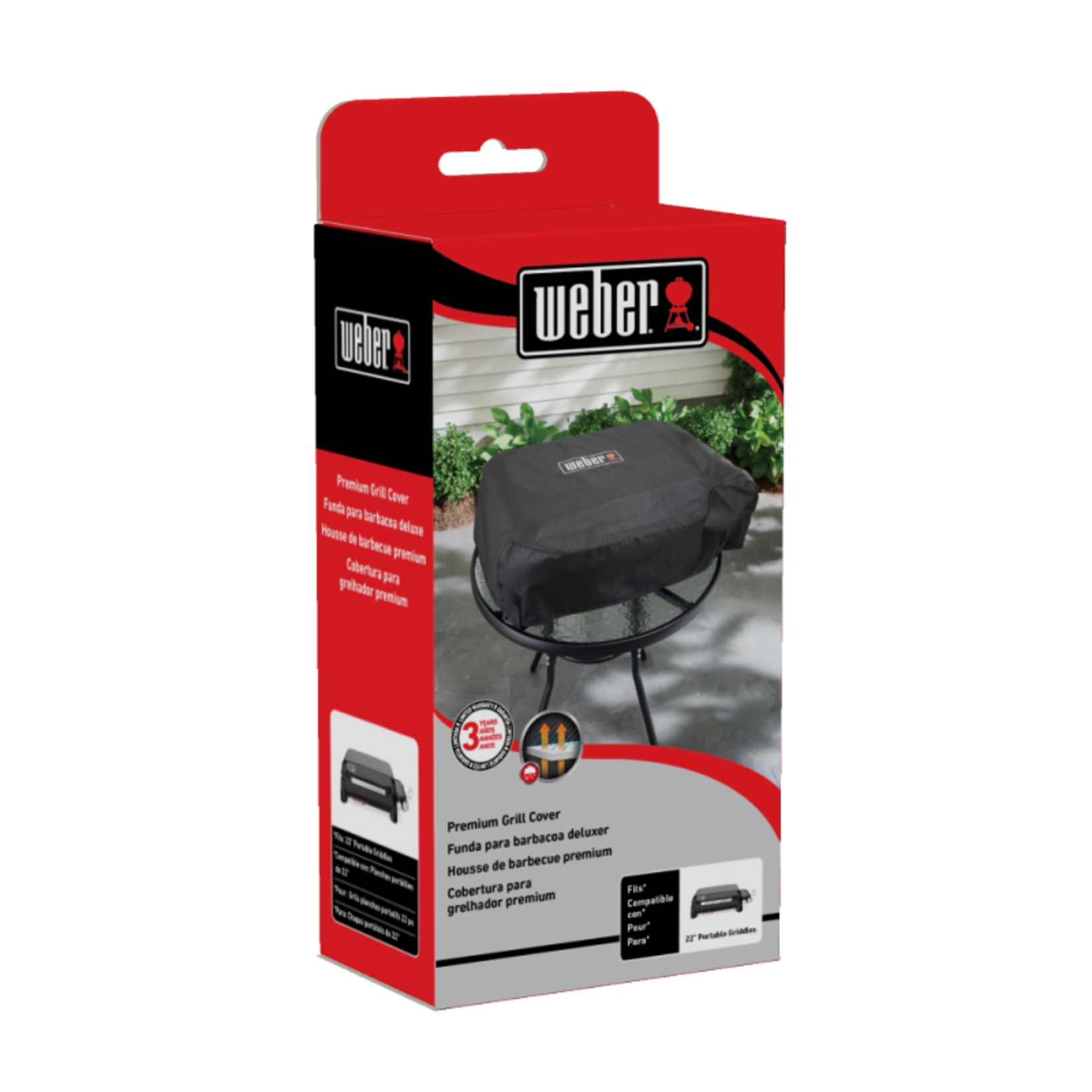 Weber Griddle Cover 22" Tabletop {BIN WE1-1}