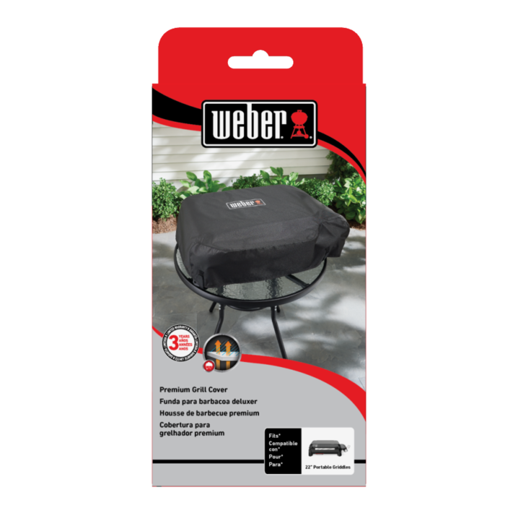 Weber Griddle Cover 22" Tabletop {BIN WE1-1}