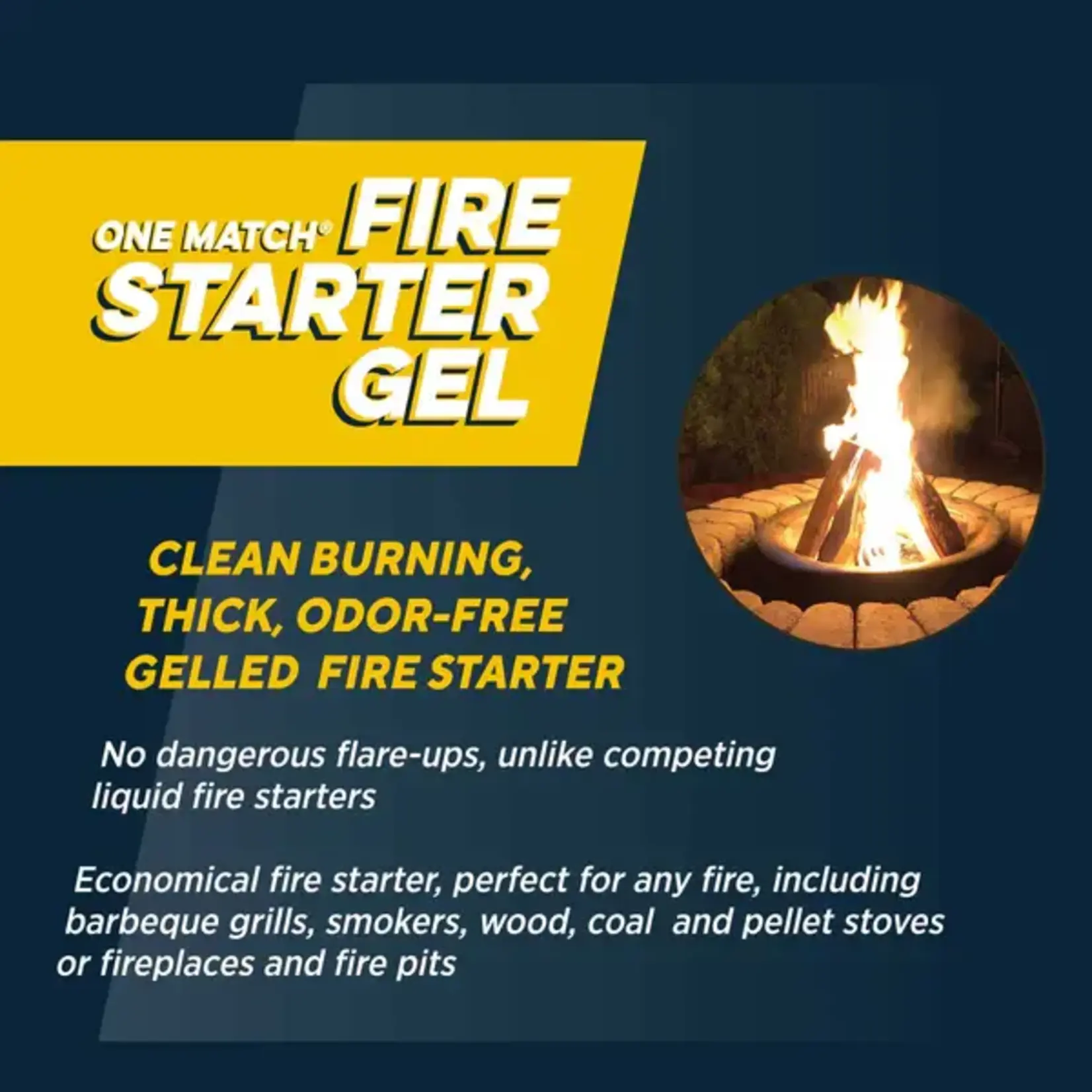 Rutland One Match Fire Starter Gel 473ml