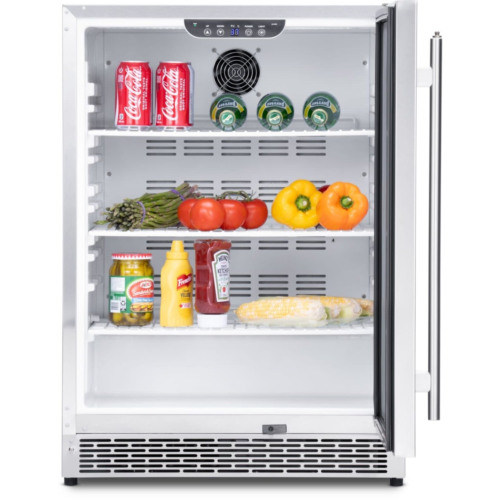 Napoleon Fridge, Nap 5.5 CuFt Outdoor SS Rev Door