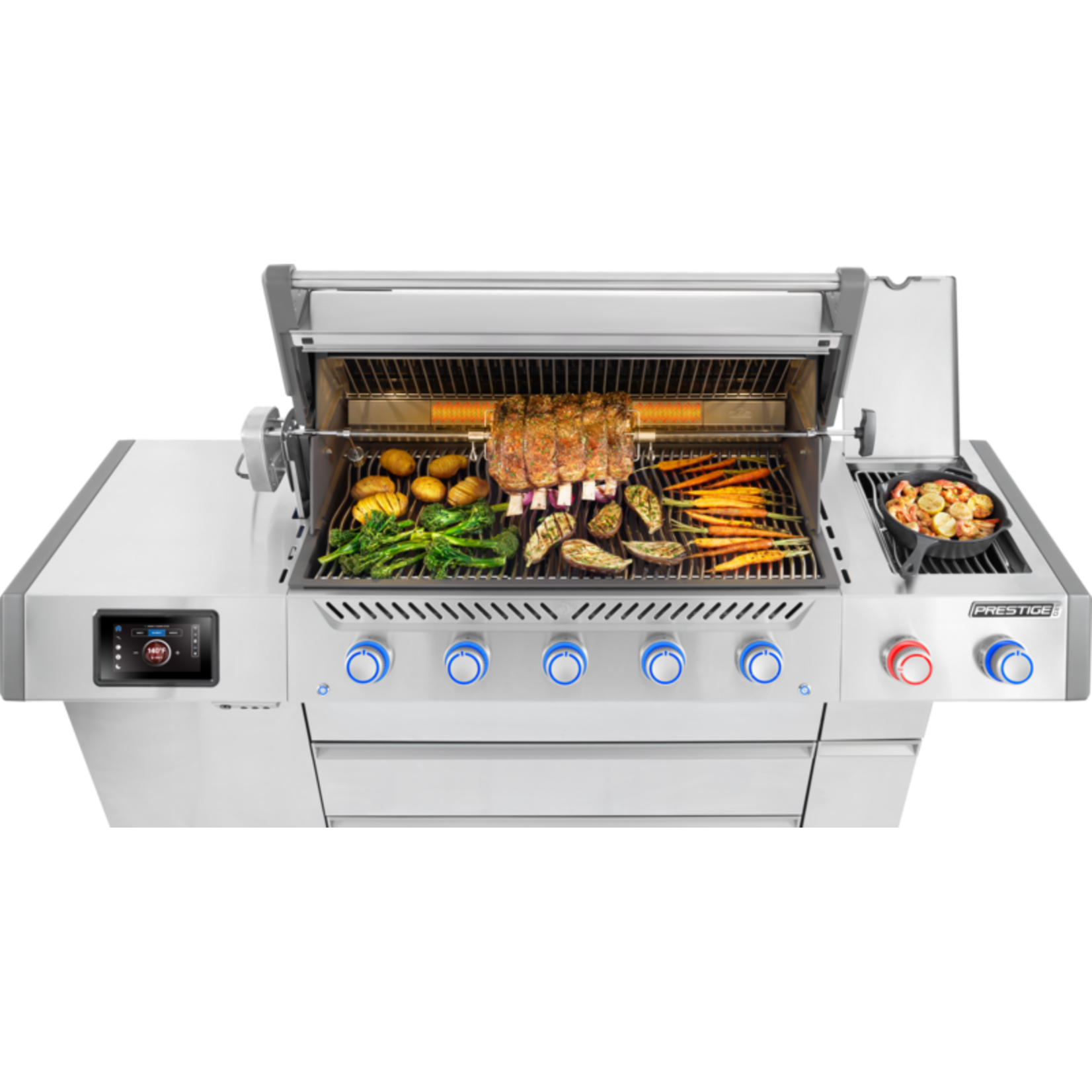 Napoleon Prestige® PRO 665 Elite Natural Gas Grill with Smart Technology & Electric Smoker Box
