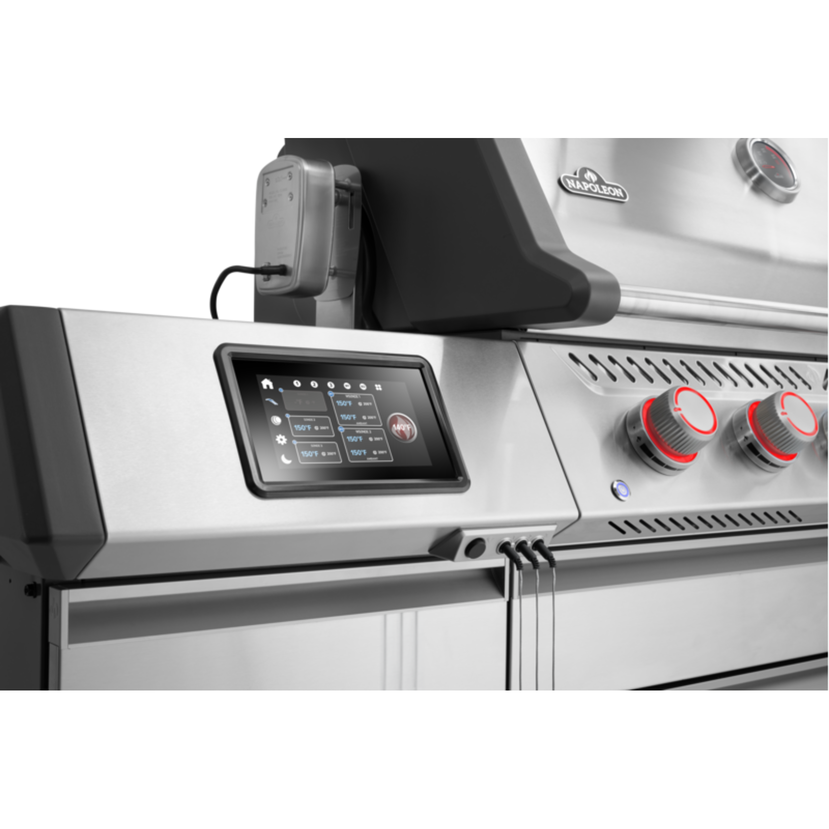 Napoleon Prestige® PRO 665 Elite Natural Gas Grill with Smart Technology & Electric Smoker Box