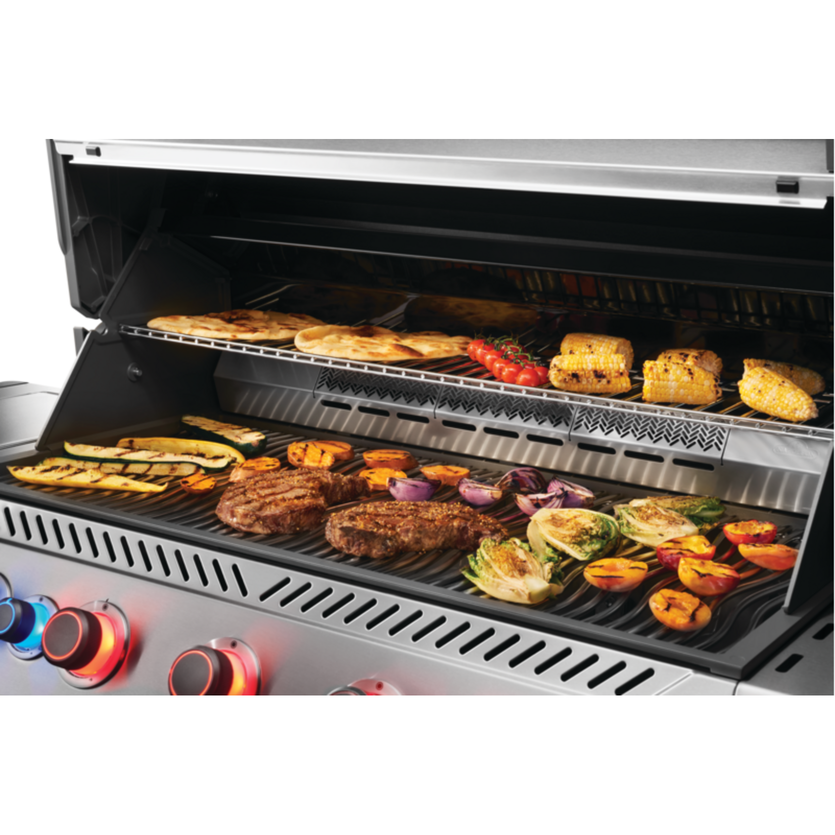 Napoleon Prestige® 665 Connected, Natural Gas Grill with Infrared Side and Rear Burner, Stainless Steel