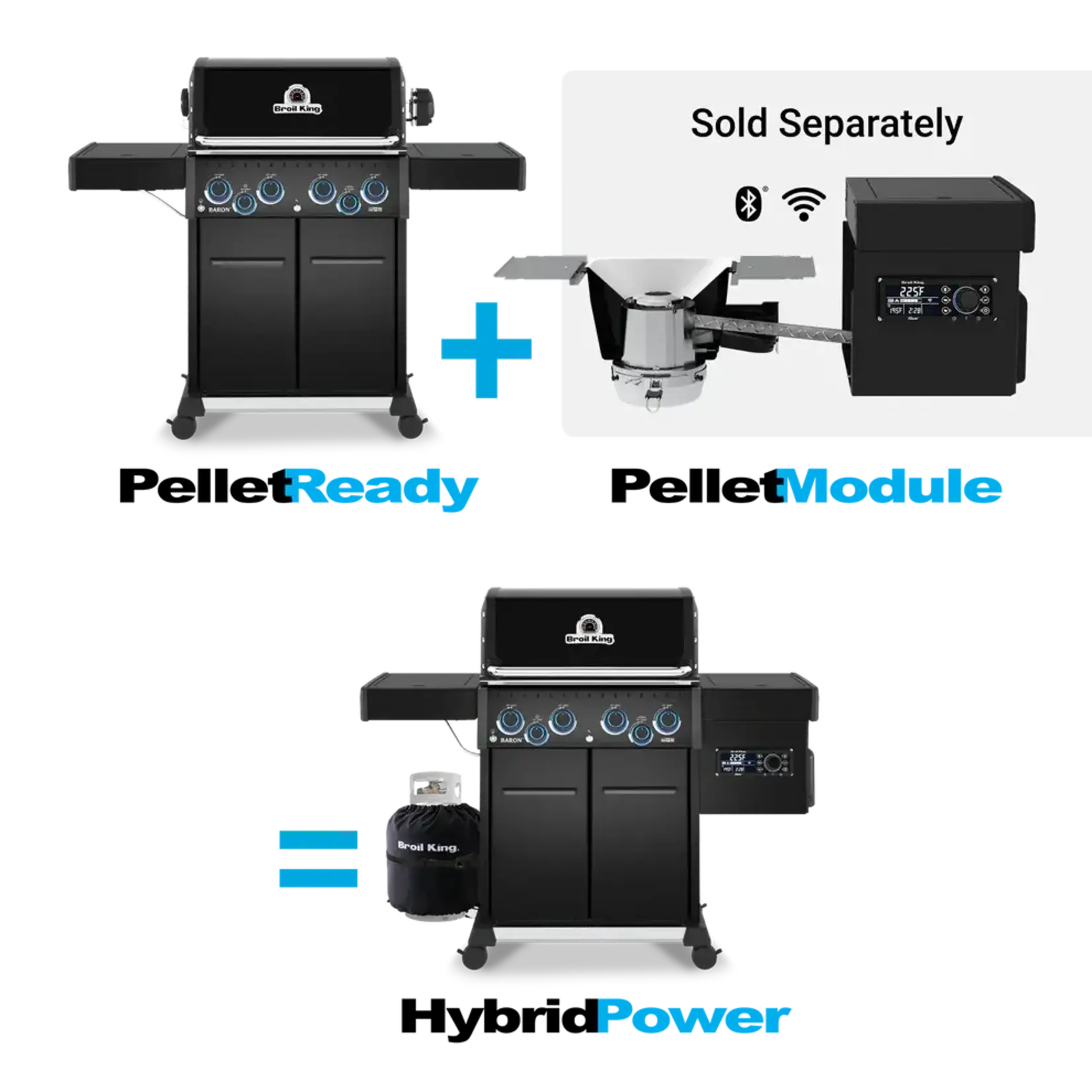 Broil King Baron 490 Pro Shadow LP (Pellet Ready)