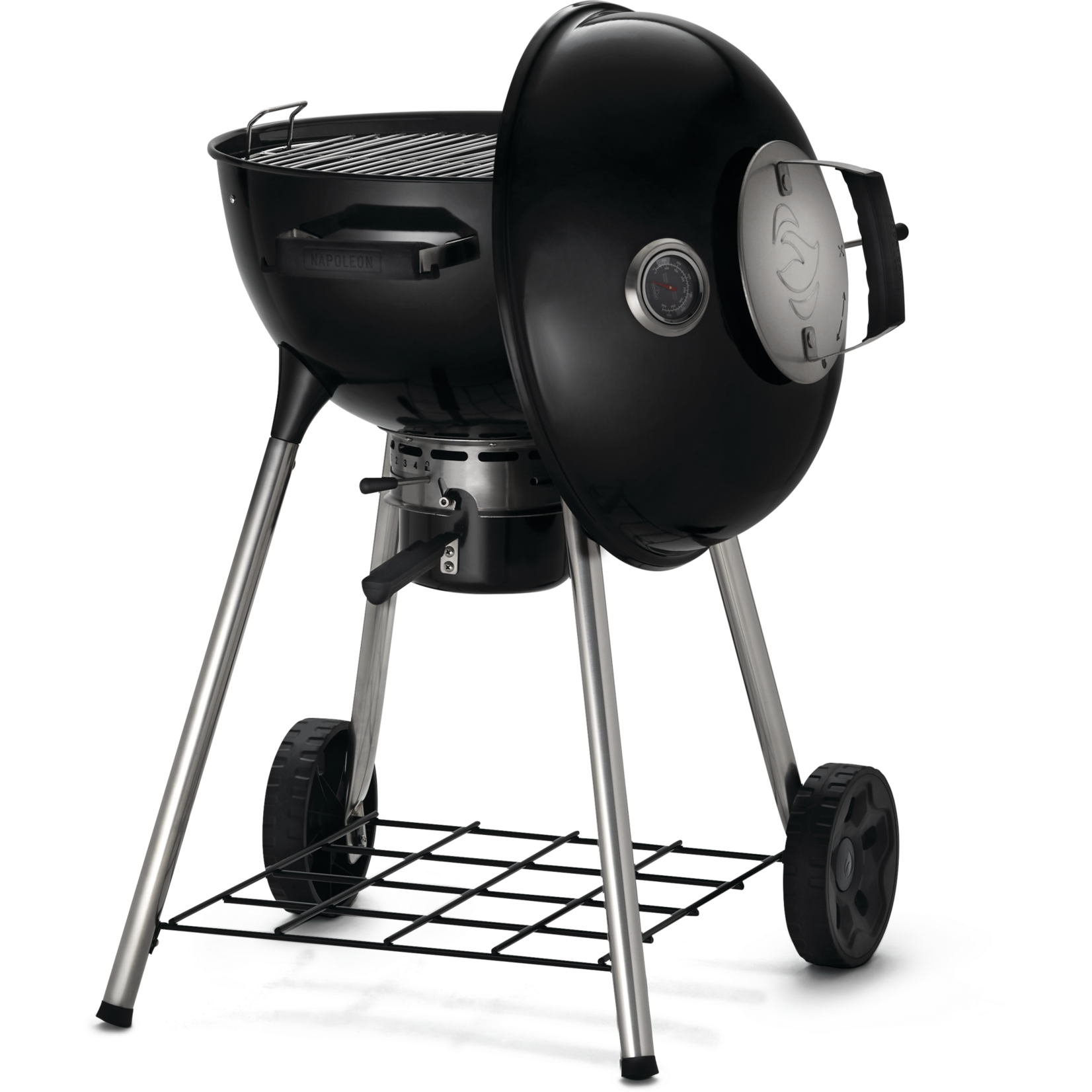 Napoleon NK18 Charcoal Kettle Grill, Black