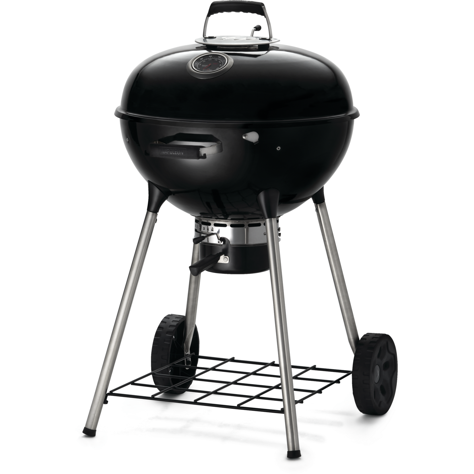 Napoleon NK22 Charcoal Kettle Grill, Black