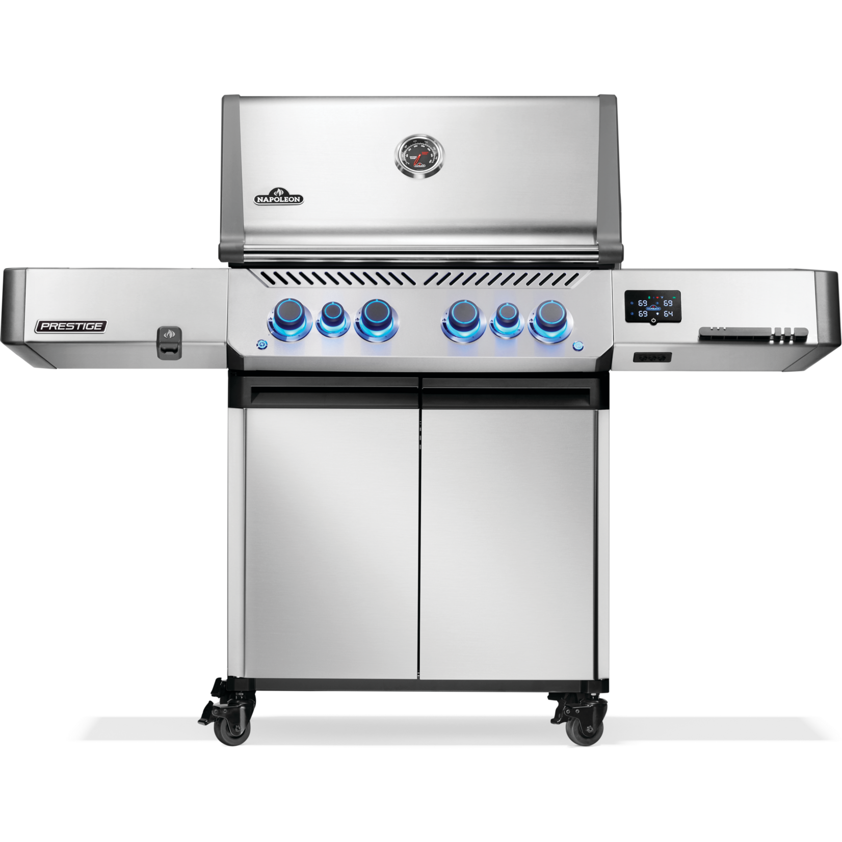 Napoleon Prestige® 500 Connected, Natural Gas Grill with Infrared Side and Rear Burner, Stainless Steel