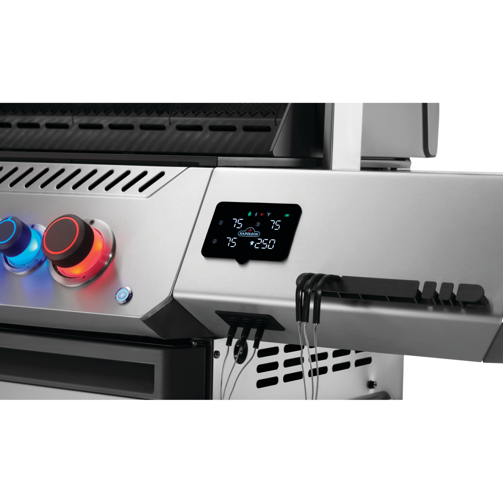 Napoleon Prestige® 500 Connected, Propane Gas Grill with Infrared Side and Rear Burner, Stainless Steel