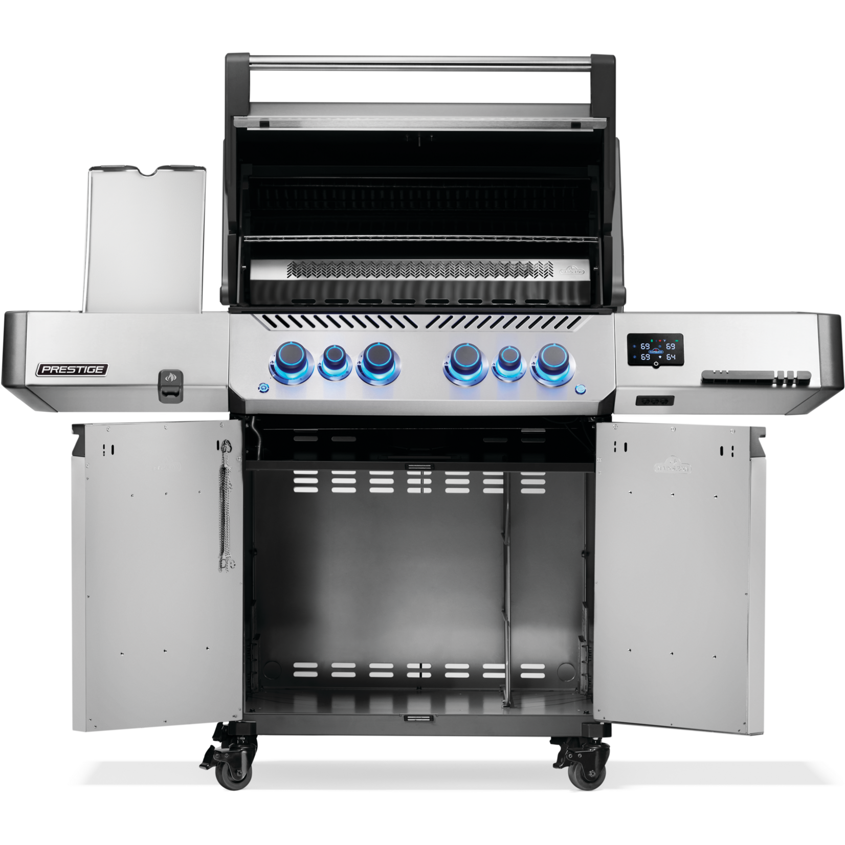Napoleon Prestige® 500 Connected, Propane Gas Grill with Infrared Side and Rear Burner, Stainless Steel