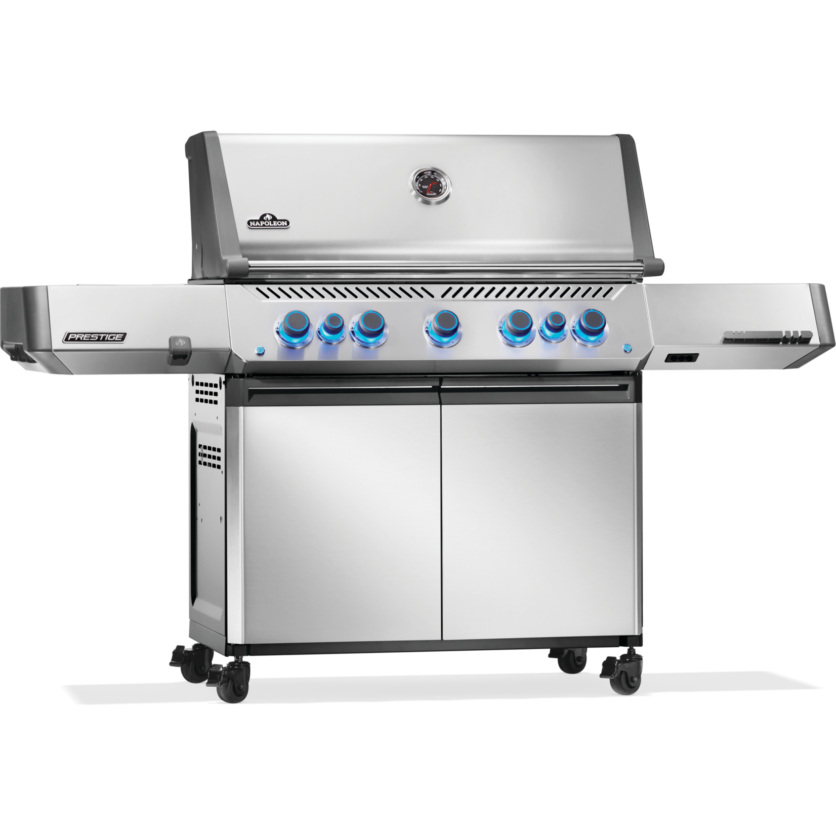 Napoleon Prestige® 665 Natural Gas Grill with Infrared Side and Rear Burner, Stainless Steel