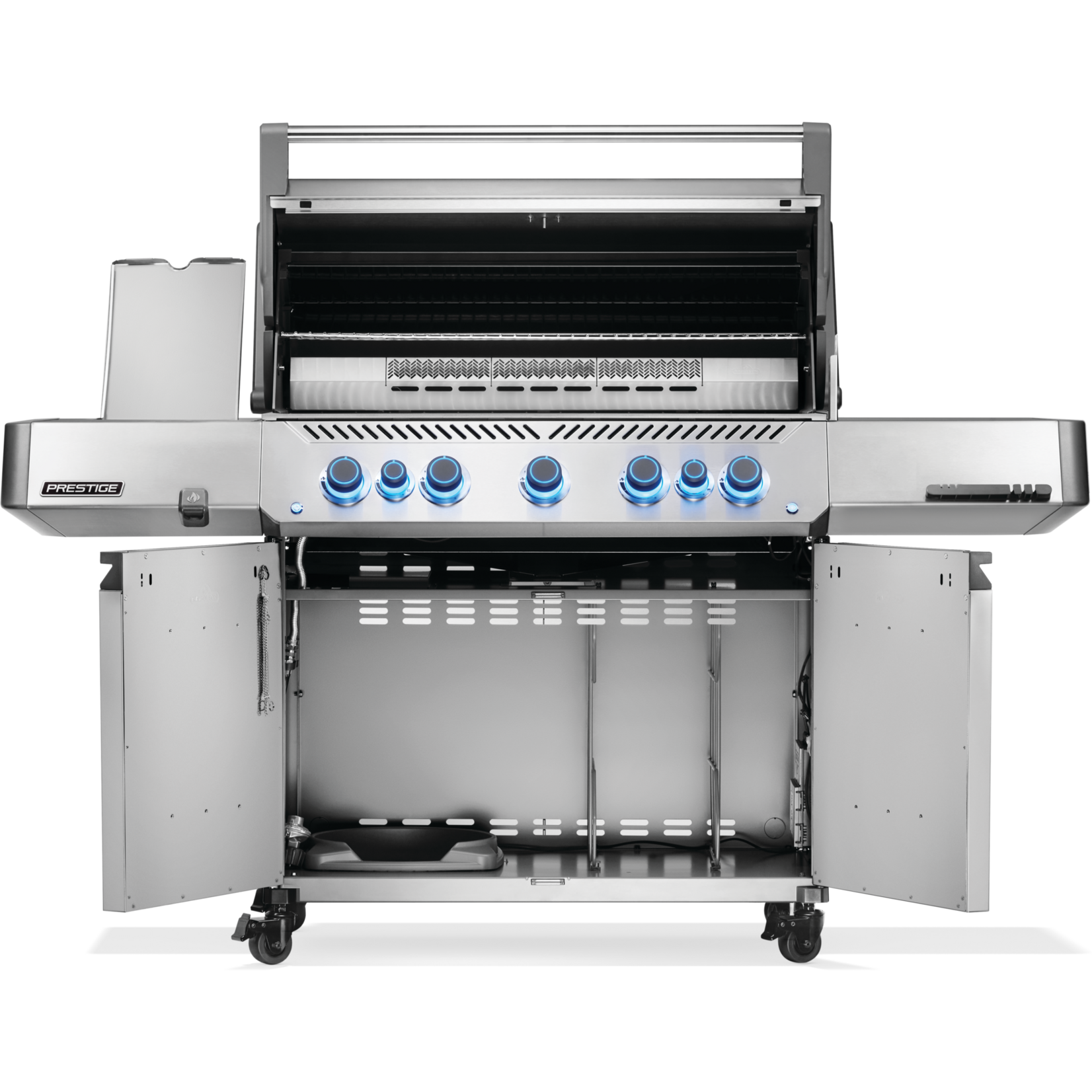 Napoleon Prestige® 665 Natural Gas Grill with Infrared Side and Rear Burner, Stainless Steel