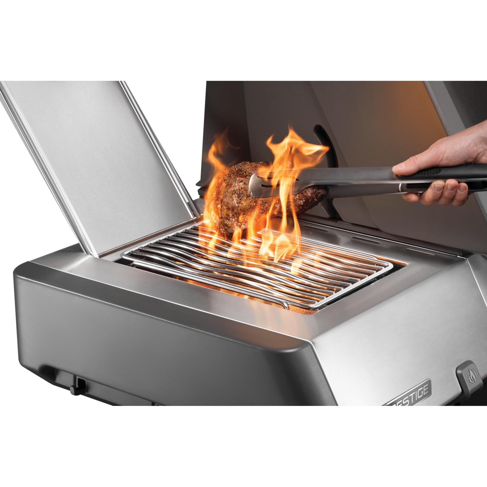 Napoleon Prestige® 665 Propane Gas Grill with Infrared Side and Rear Burner, Stainless Steel