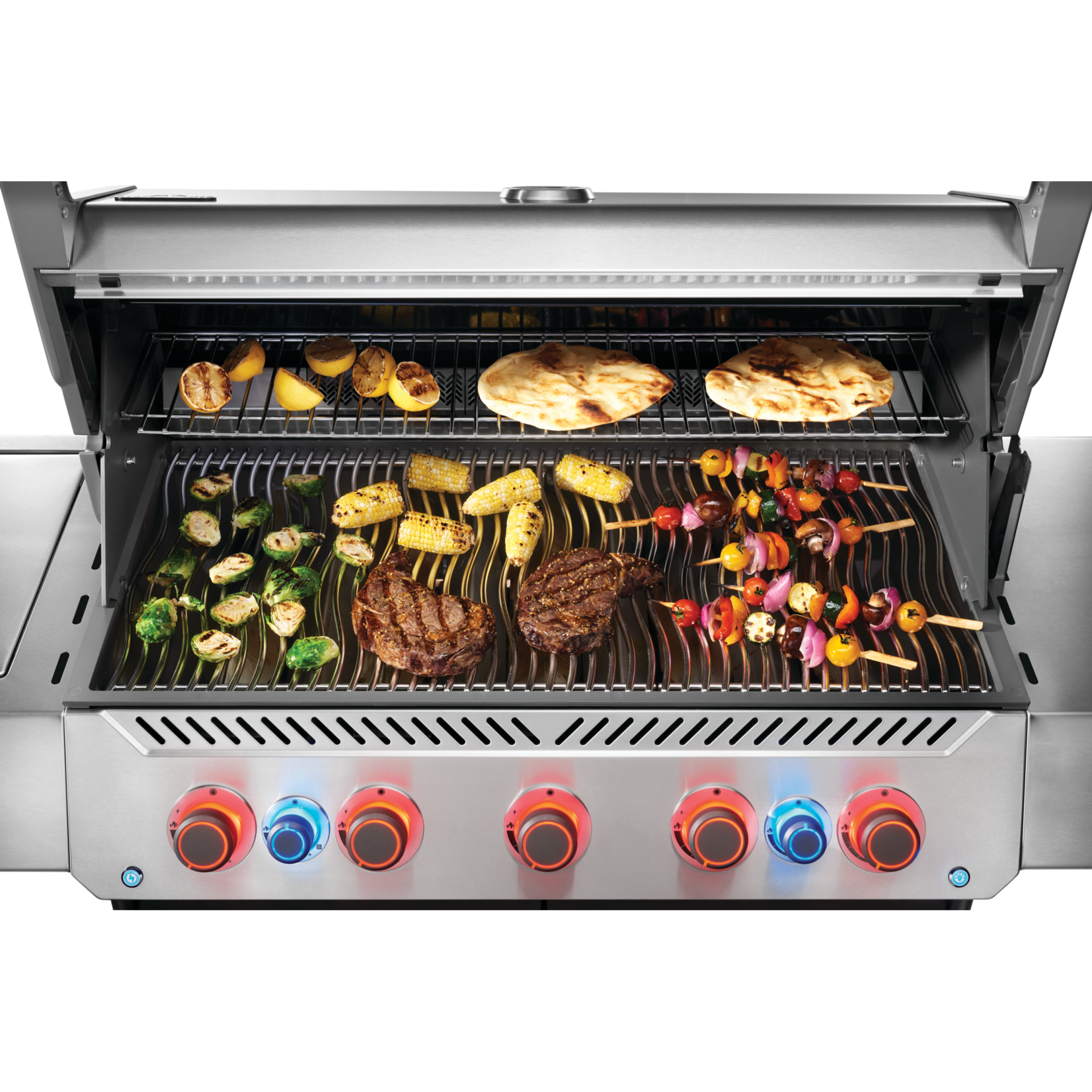 Napoleon Prestige® 665 Propane Gas Grill with Infrared Side and Rear Burner, Stainless Steel