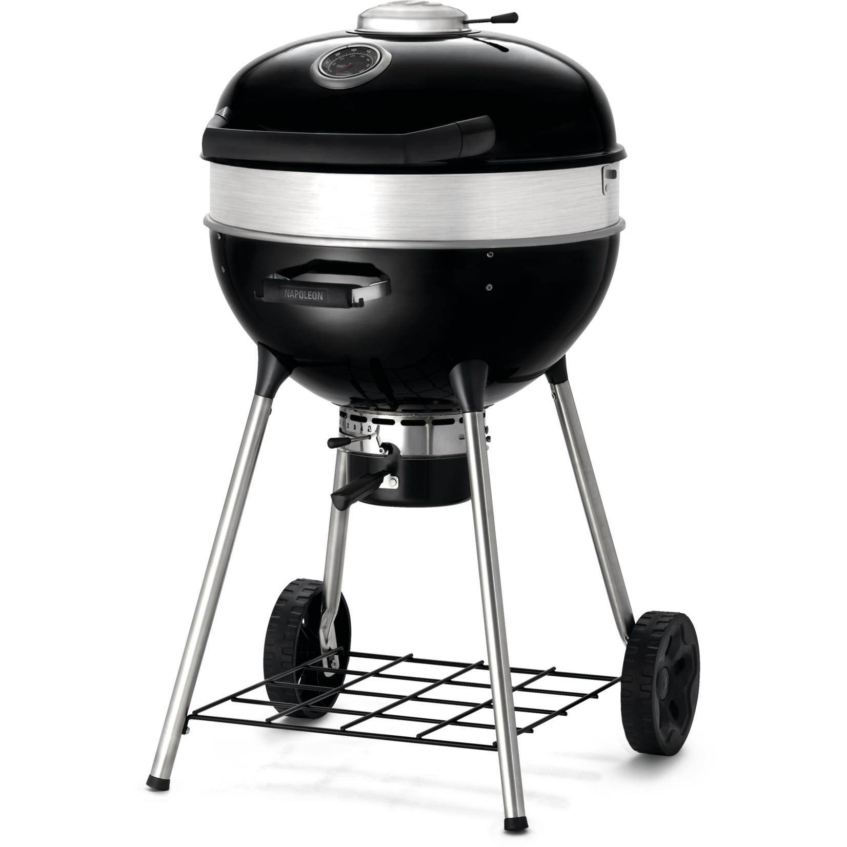 Napoleon PRO22 Charcoal Kettle Grill, Black