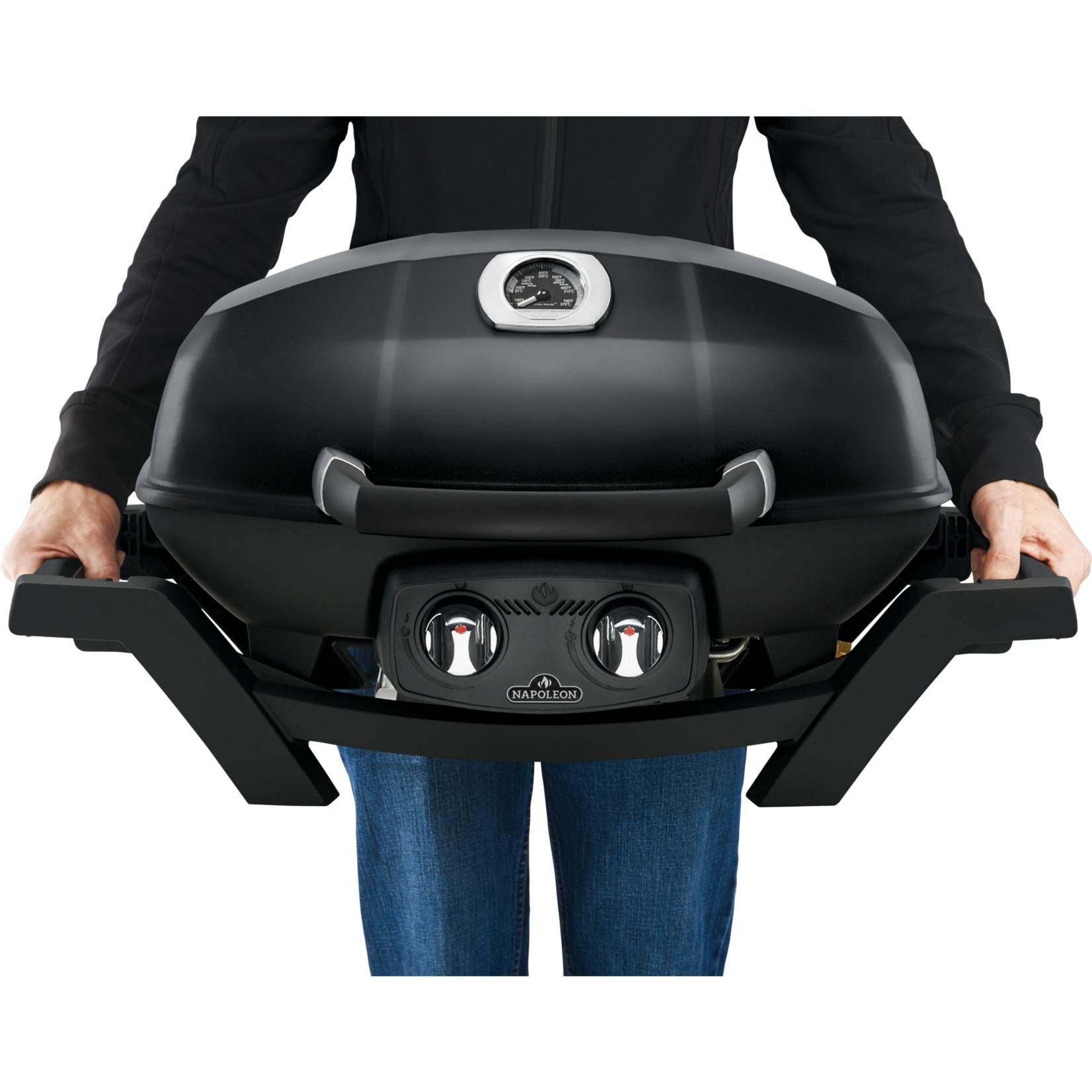 Napoleon TravelQ™ PRO285 Portable Propane Gas Grill, Black