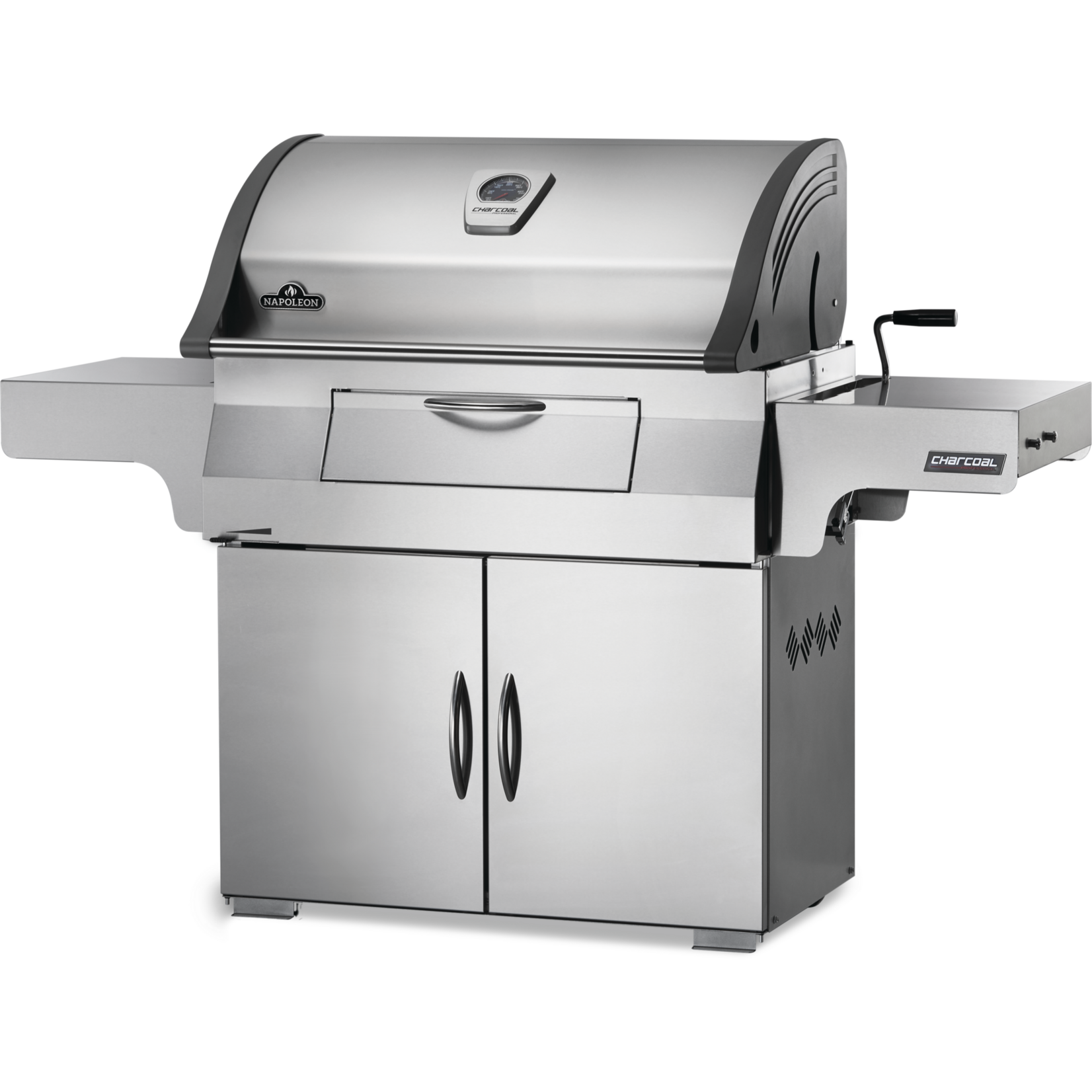 Napoleon Charcoal Professional Grill, Stainless Steel
