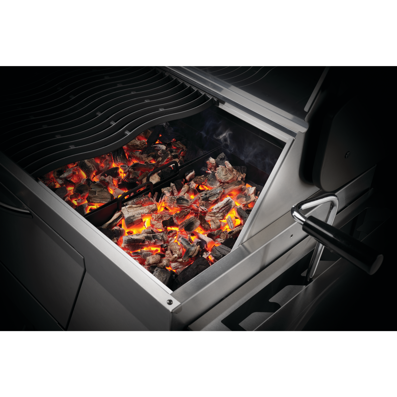 Napoleon Charcoal Professional Grill, Stainless Steel