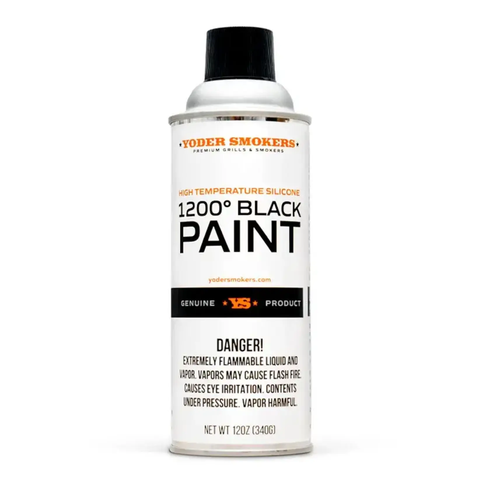 Yoder Yoder 1200° Textured Black Satin Spray Paint 12oz CAN { BIN YO1 - 2)
