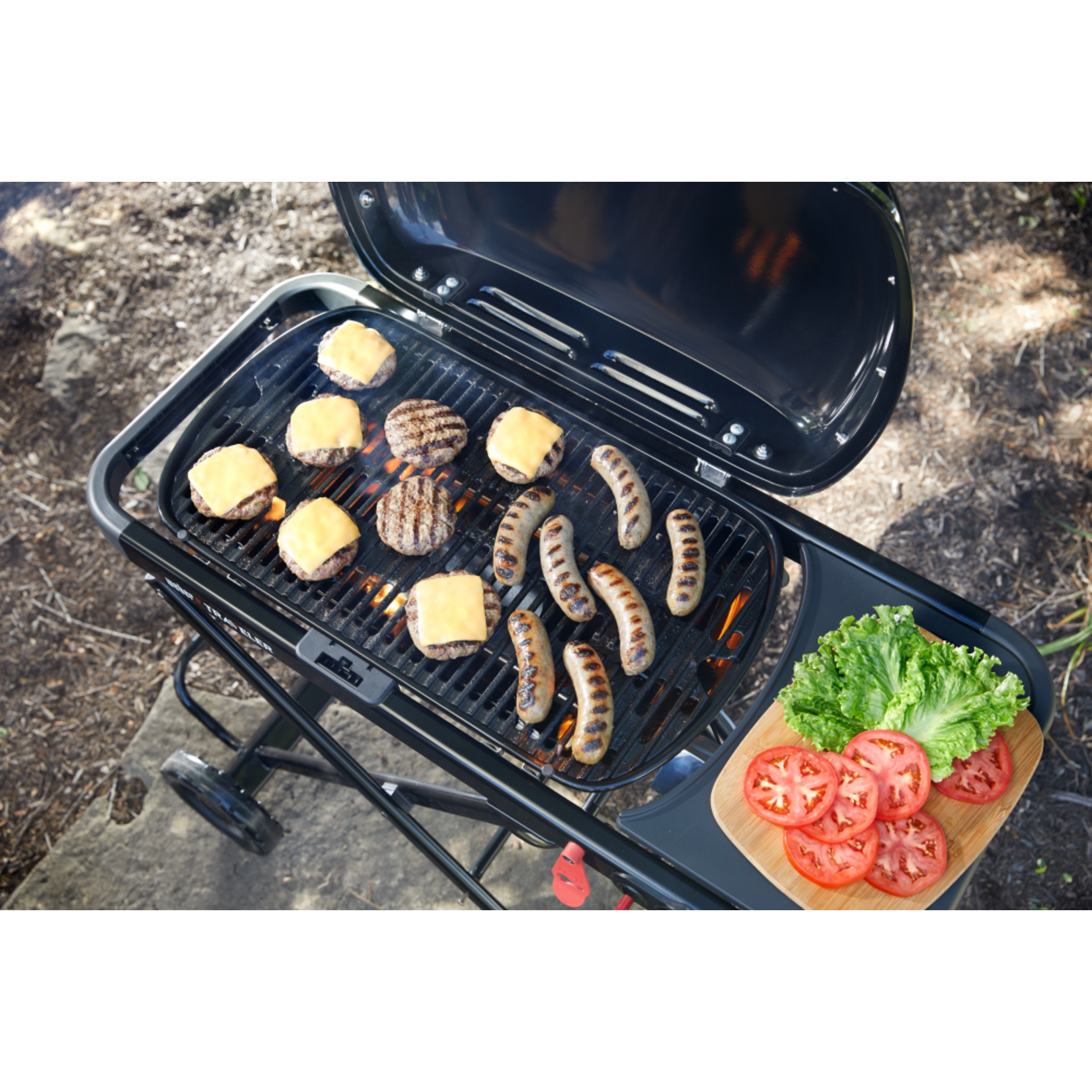 Weber Traveler Portable Gas Grill LP Blk