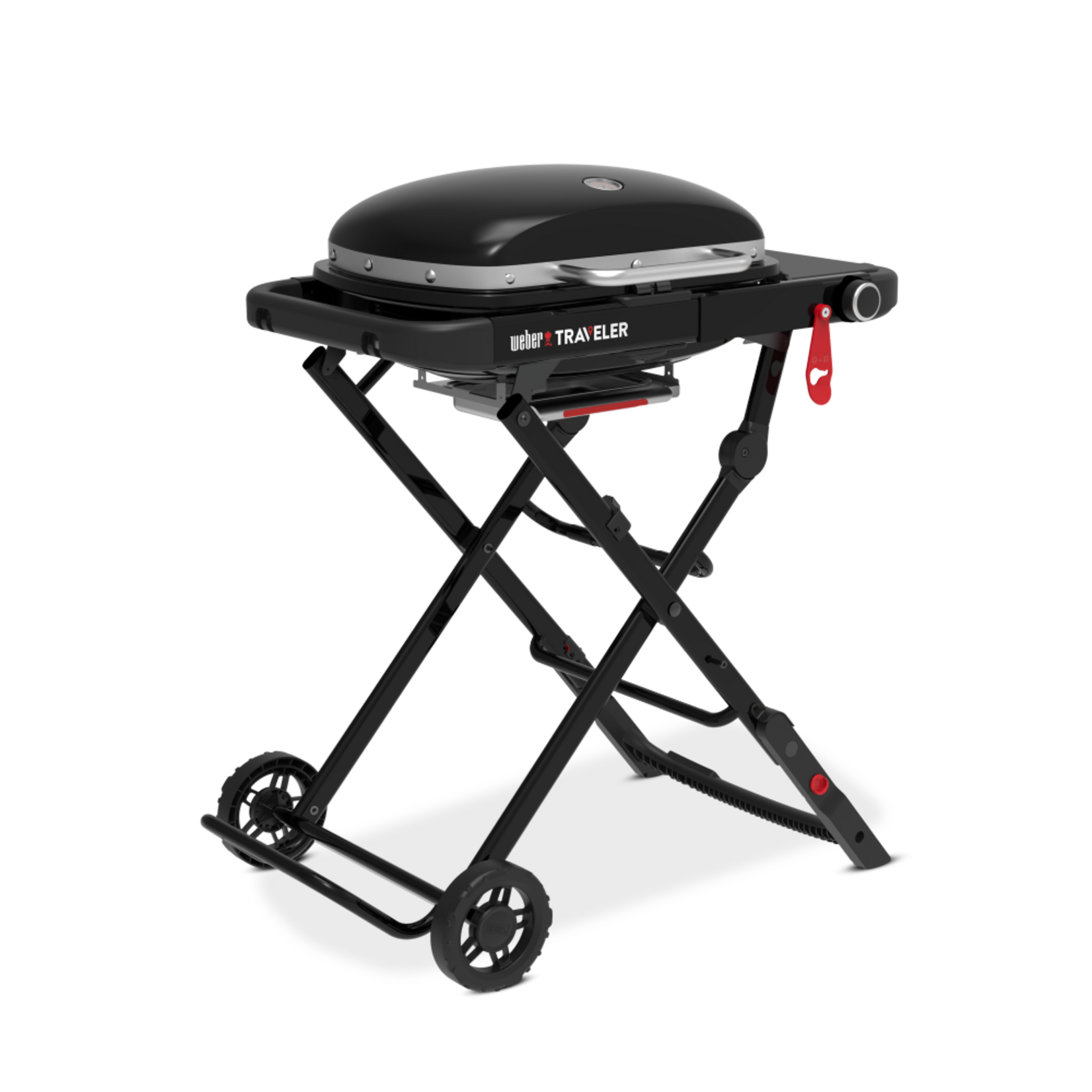 Weber Traveler Compact Portable Gas Grill LP Blk