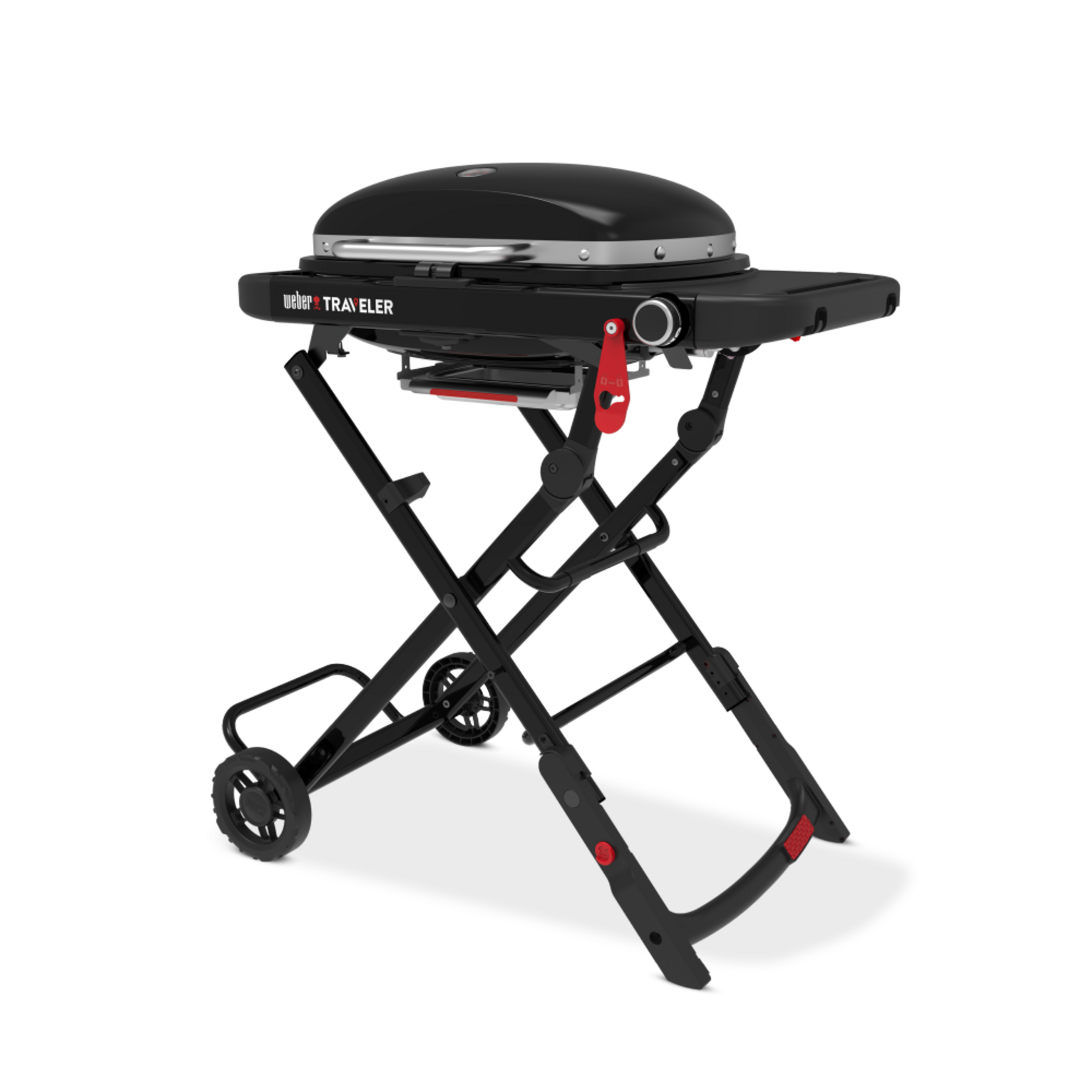 Weber Traveler Compact Portable Gas Grill LP Blk