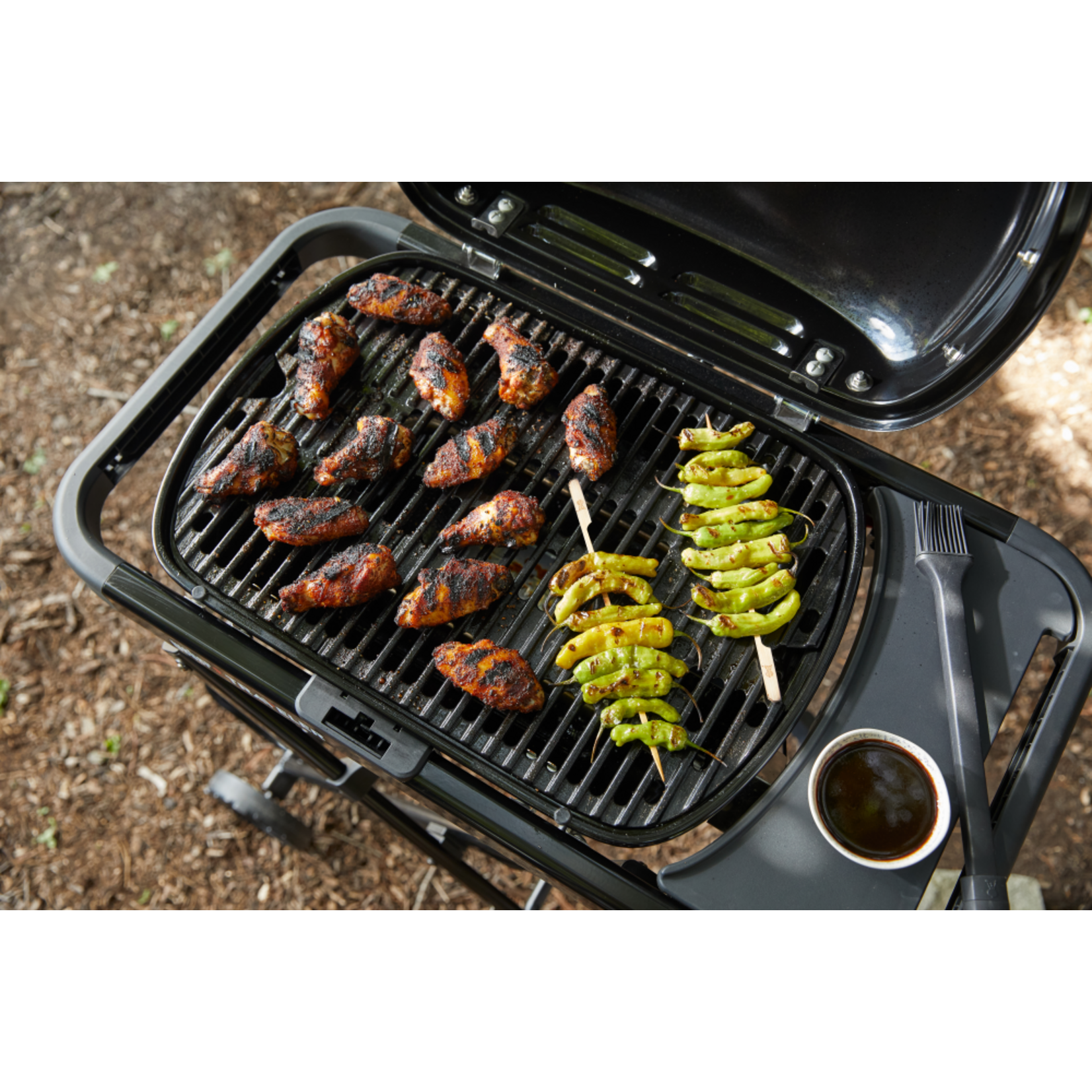 Weber Traveler Compact Portable Gas Grill LP Blk