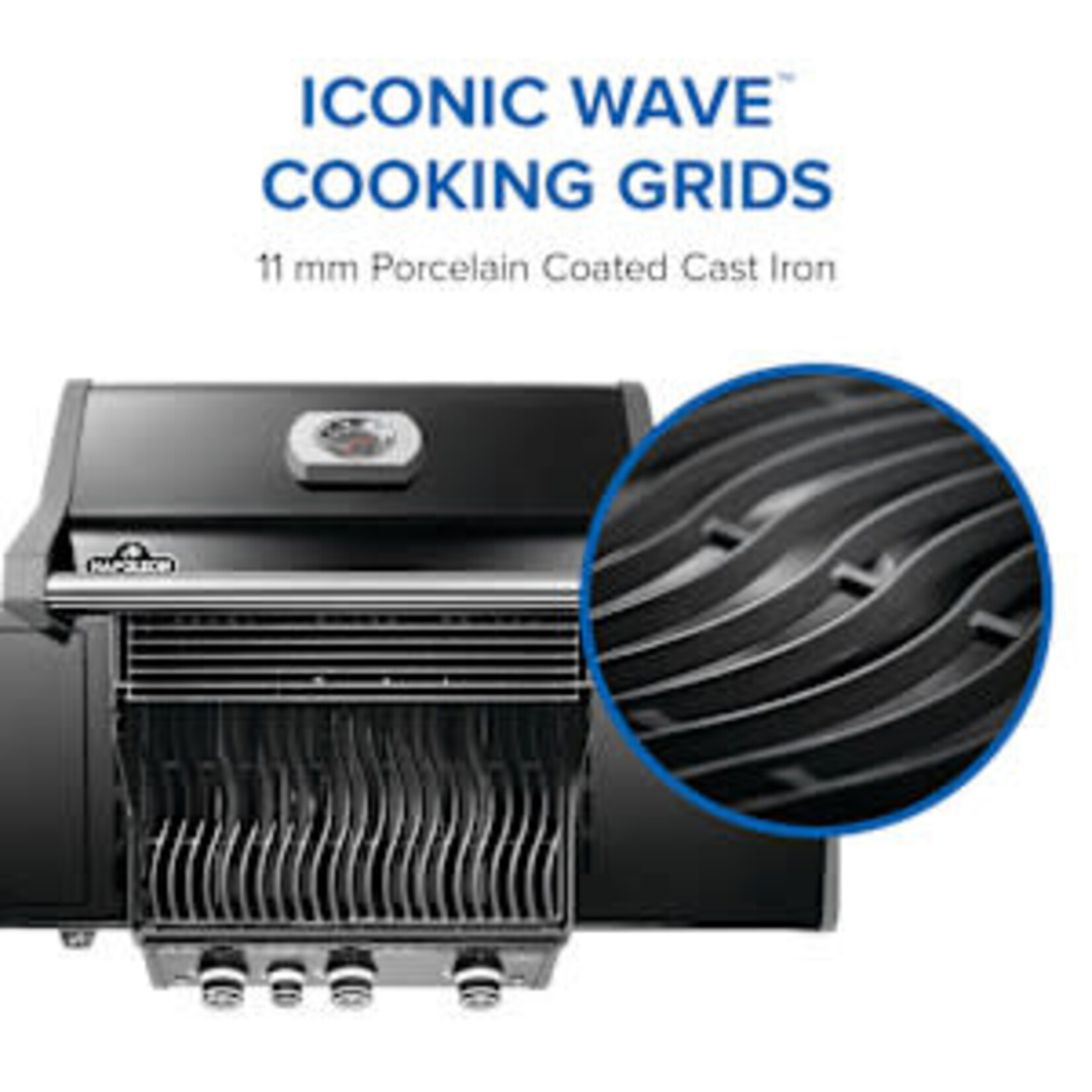 Napoleon Rogue® PRO 425 Natural Gas Grill with Infrared Side Burner, Black