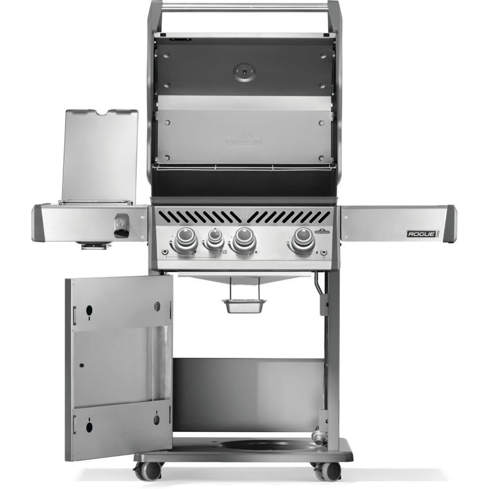 Napoleon Rogue® PRO 425 Natural Gas Grill with Infrared Side Burner, Stainless Steel