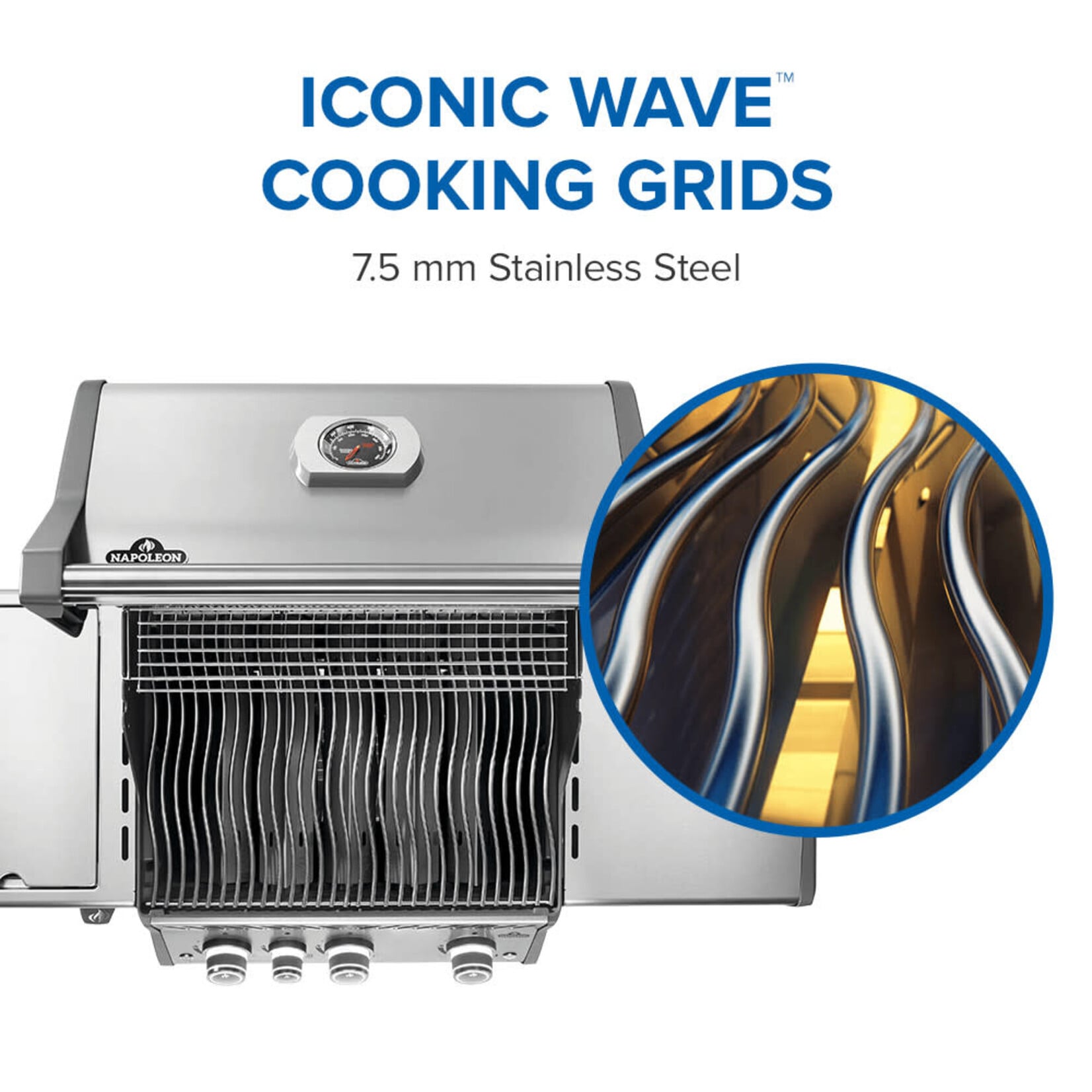 Napoleon Rogue® PRO 425 Natural Gas Grill with Infrared Side Burner, Stainless Steel