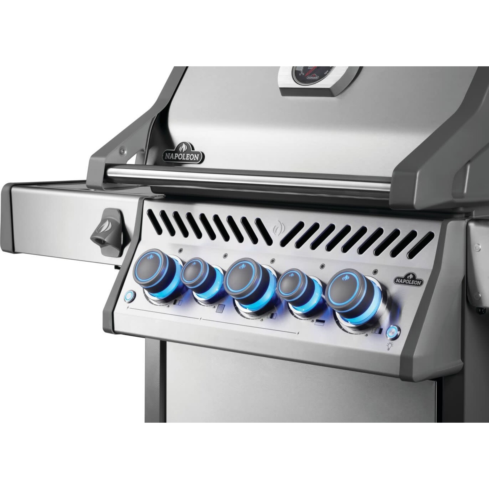 Napoleon Rogue® PRO-S 425 Propane Gas Grill with Infrared Side and Rear Burners, Stainless Steel