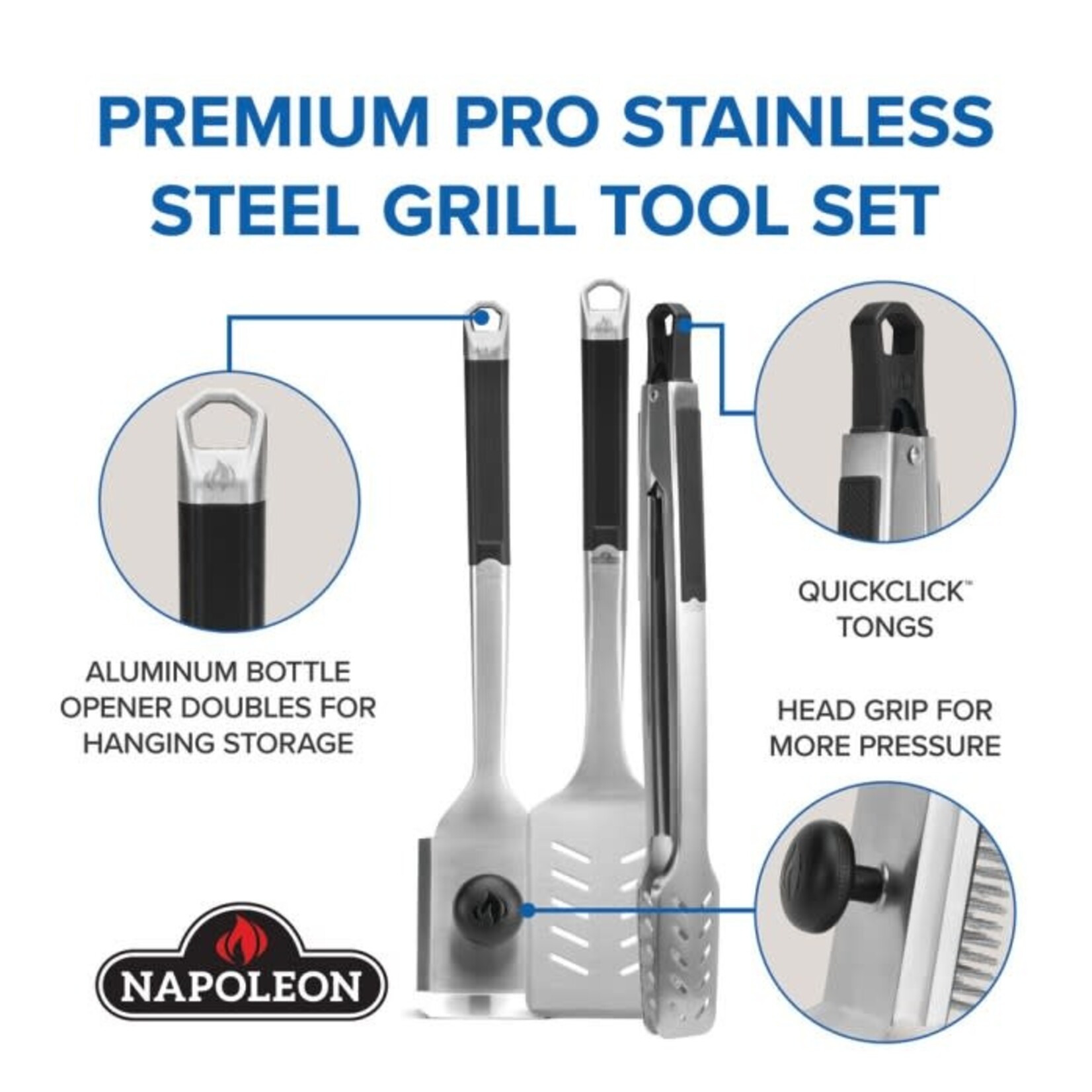 Napoleon Premium 3-Piece Toolset  (Save $9.75)