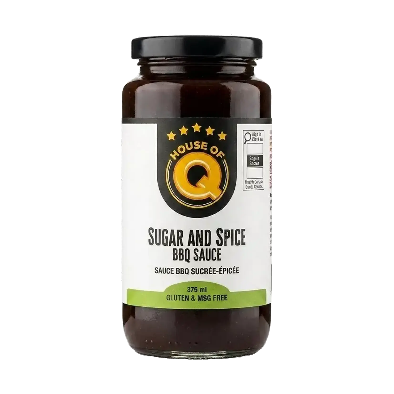 House of Q House of Q Sugar & Spice BBQ Sauce (375mL)