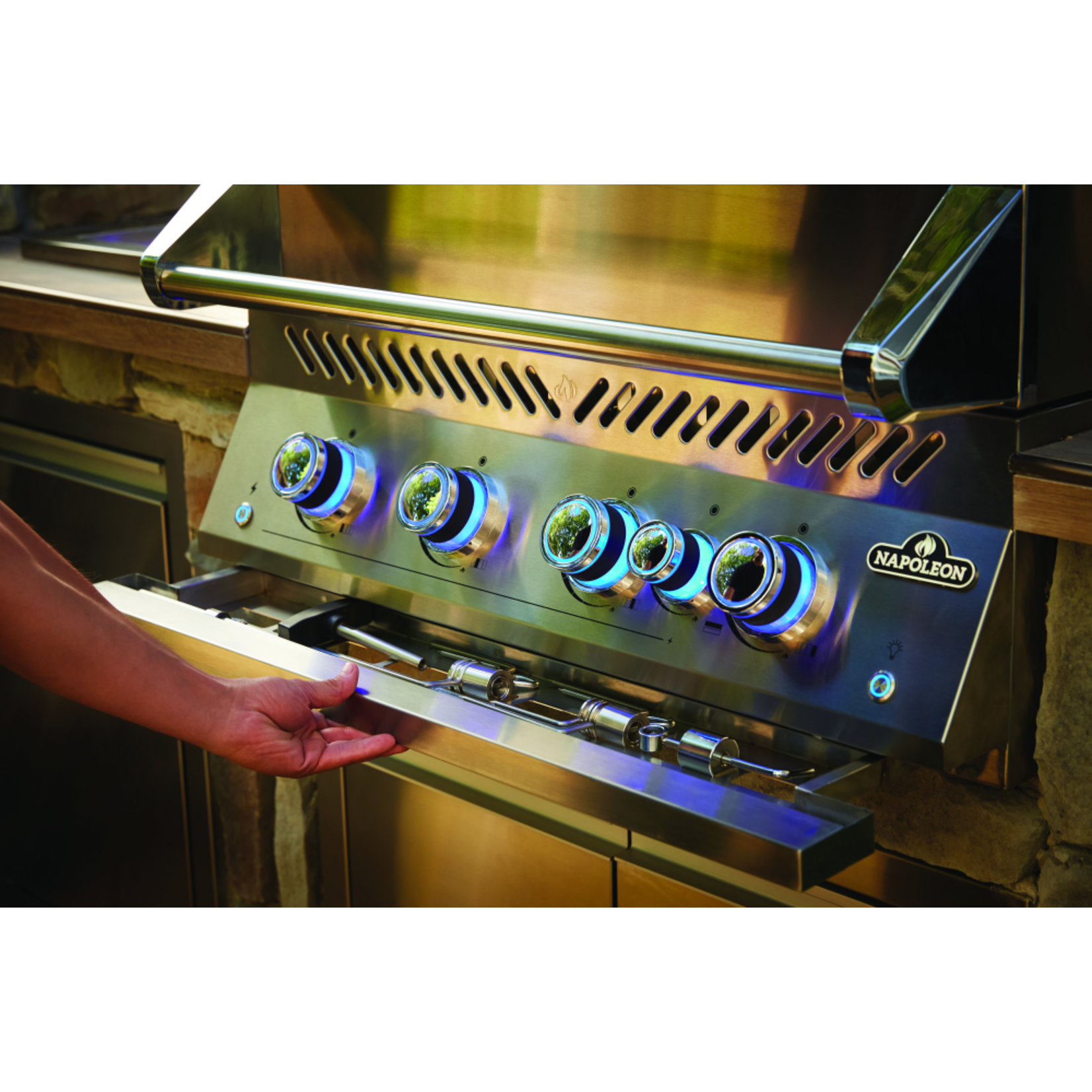 Napoleon Built-In 700 Series 32" with Infrared Rear Burner Natural Gas, Stainless Steel