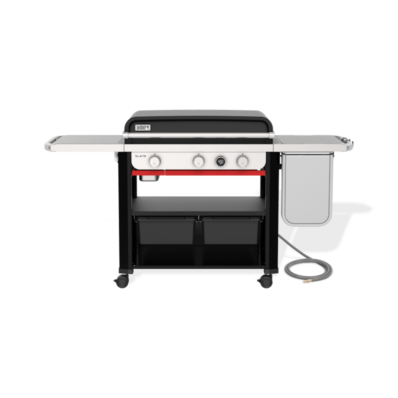 Weber Slate™ 30" Rust-Resistant Griddle with Extendable Side Table (NG)