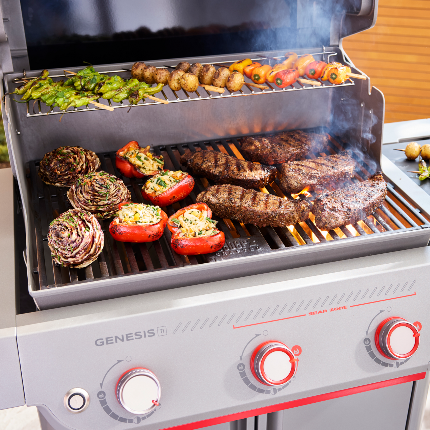 Weber Genesis E-325W Titanium LP