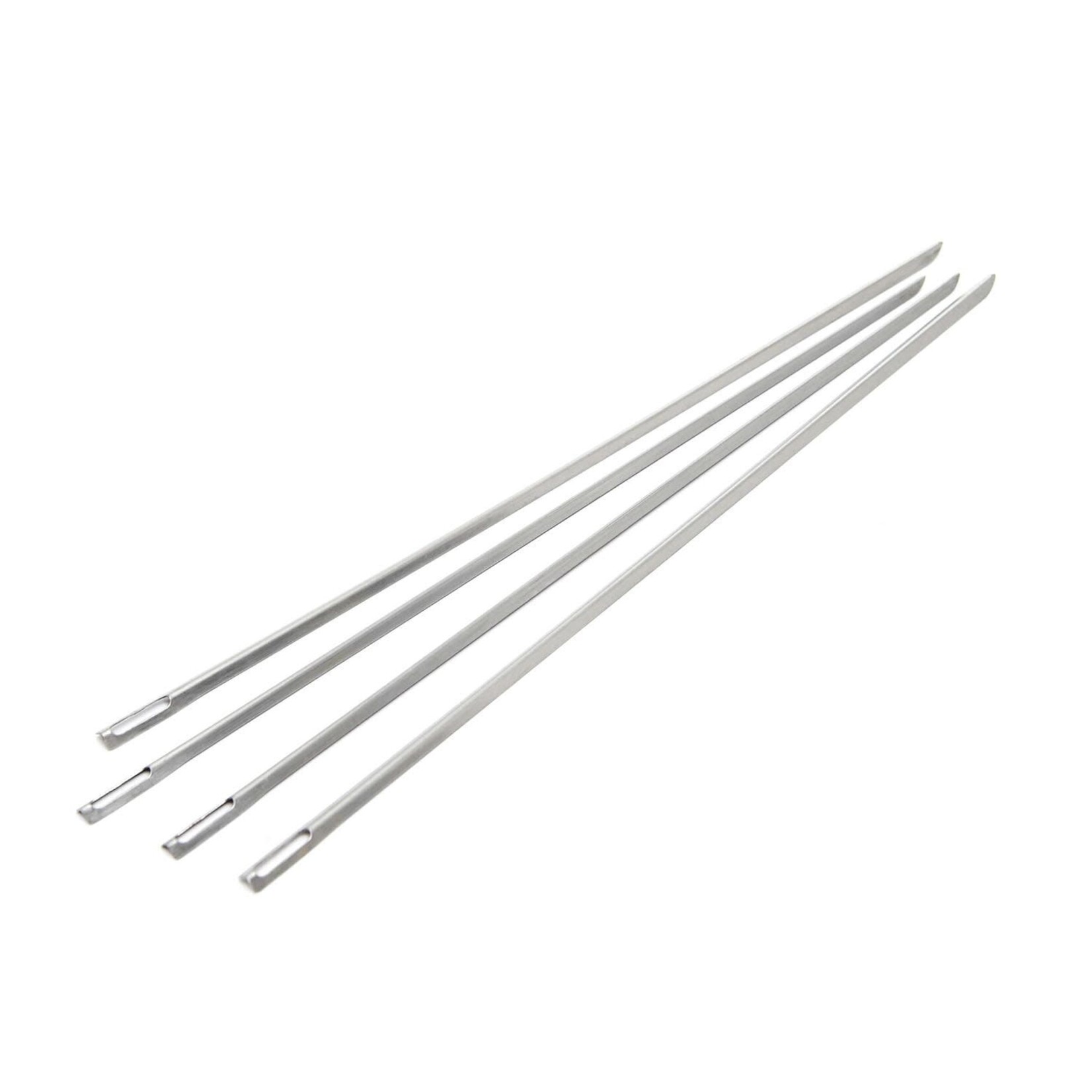 GrillPro 4pc 15-in SS Slim V-Skewers